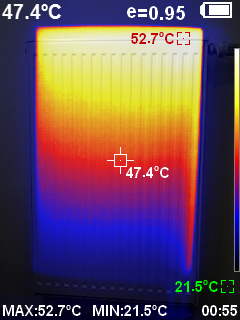 «PeakTech® P 5610 B» Thermal Imaging Camera 220x160px. -20°C ... +400°C