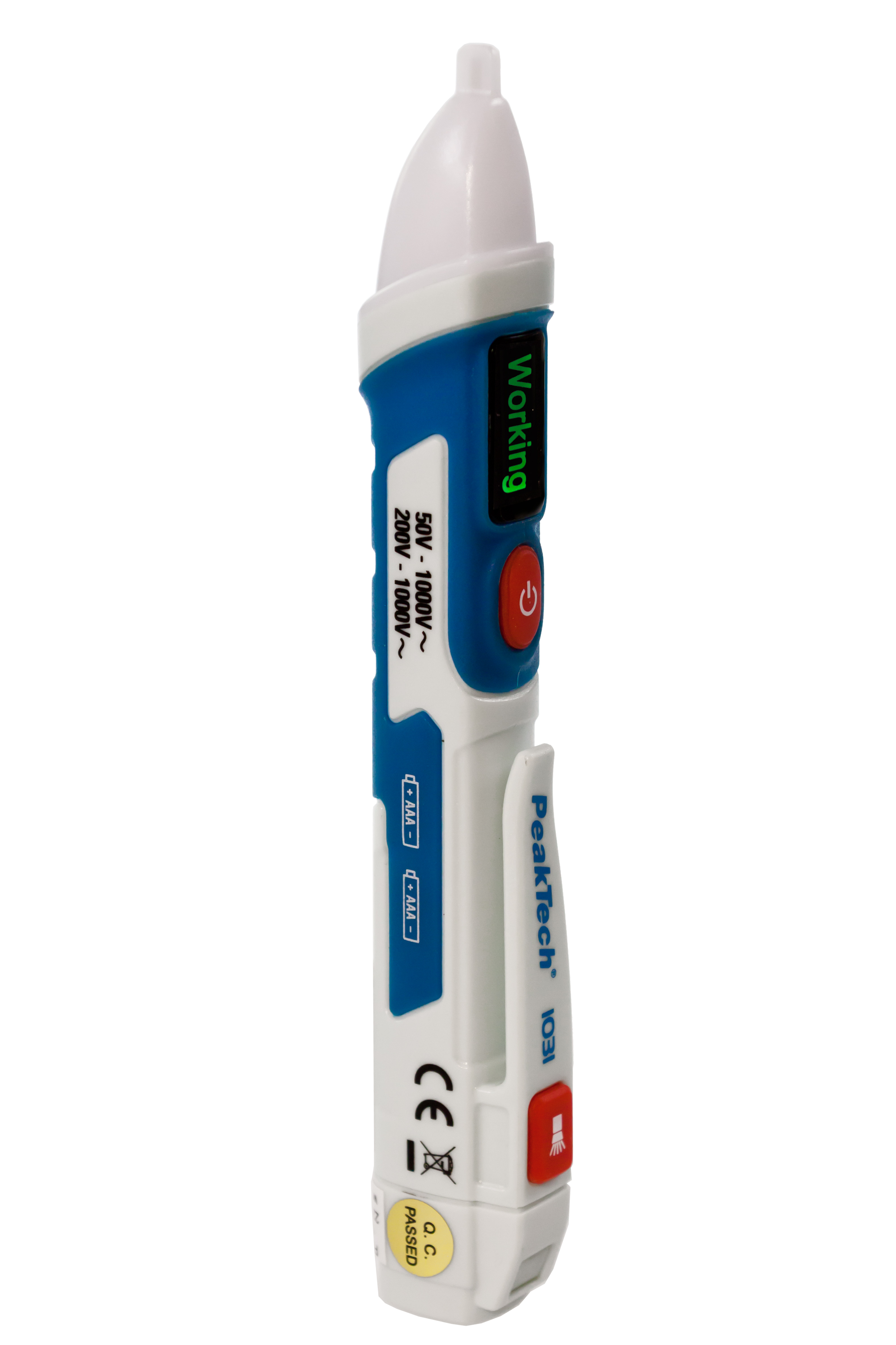 «PeakTech® P 1031» AC voltage tester 50 - 1000 V AC with vibration