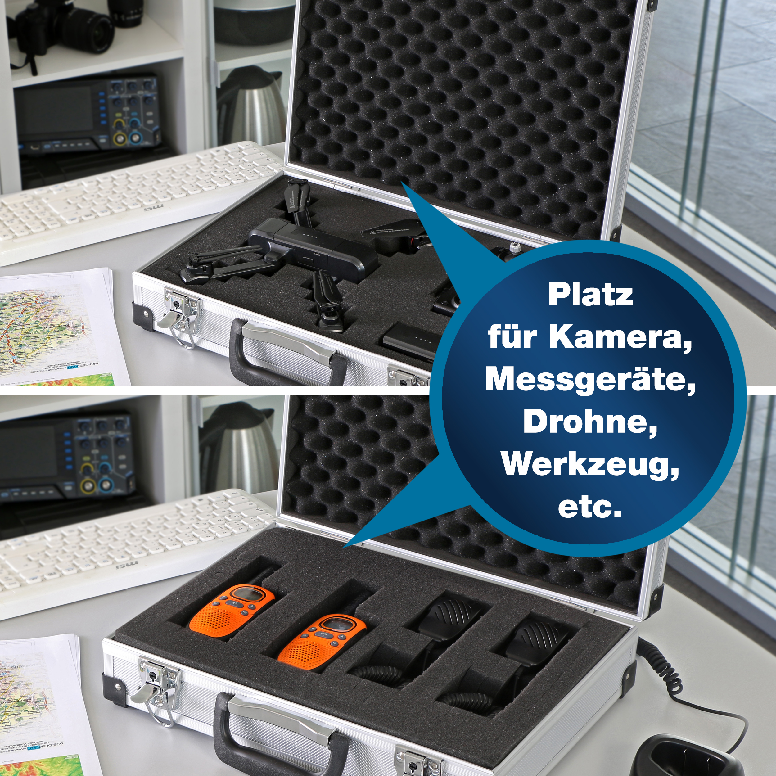 «PeakTech® P 7260» Estuche de Transporte para Instrumentos de Medida