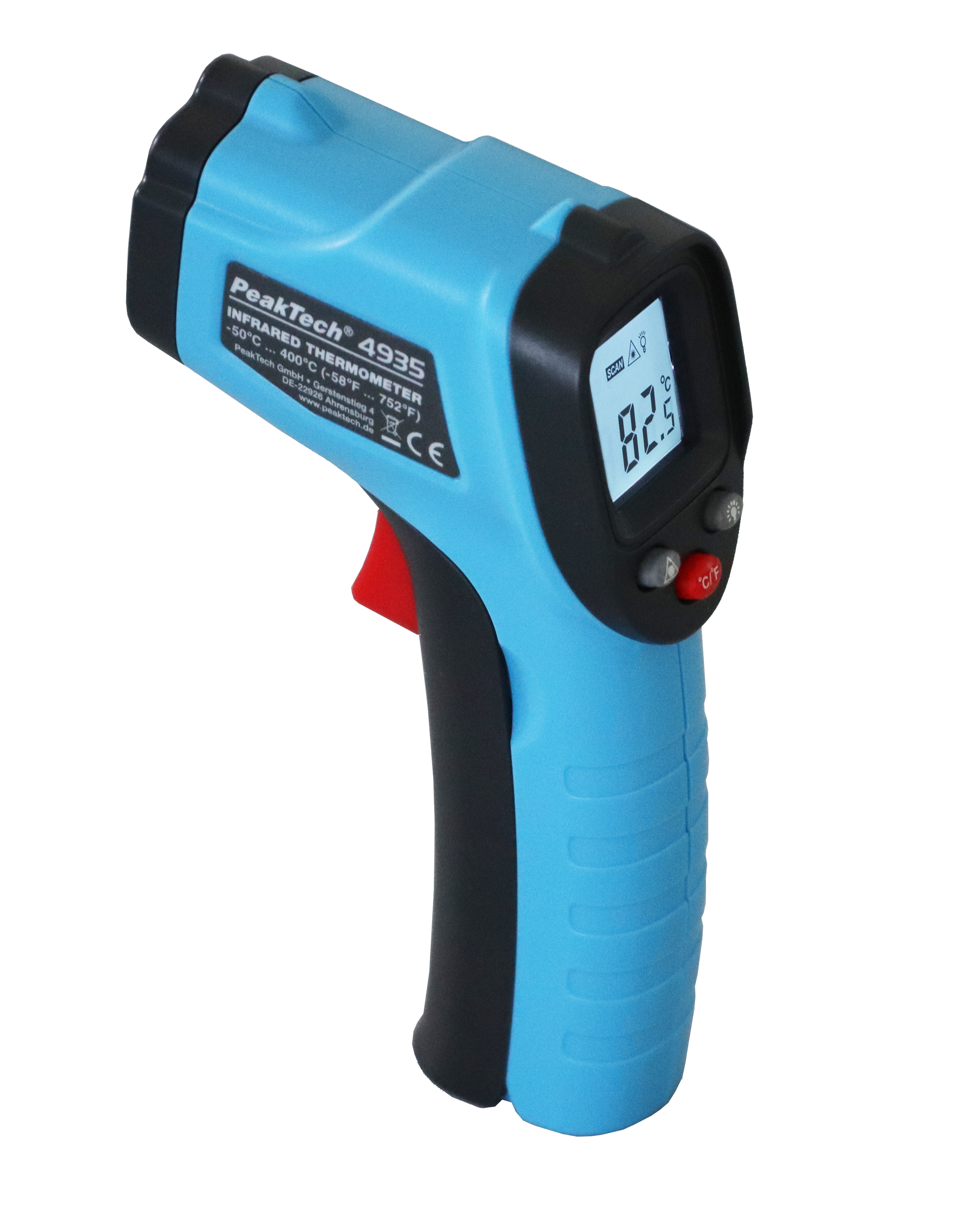 Infrared thermometer with dew point MOLD DETECTOR