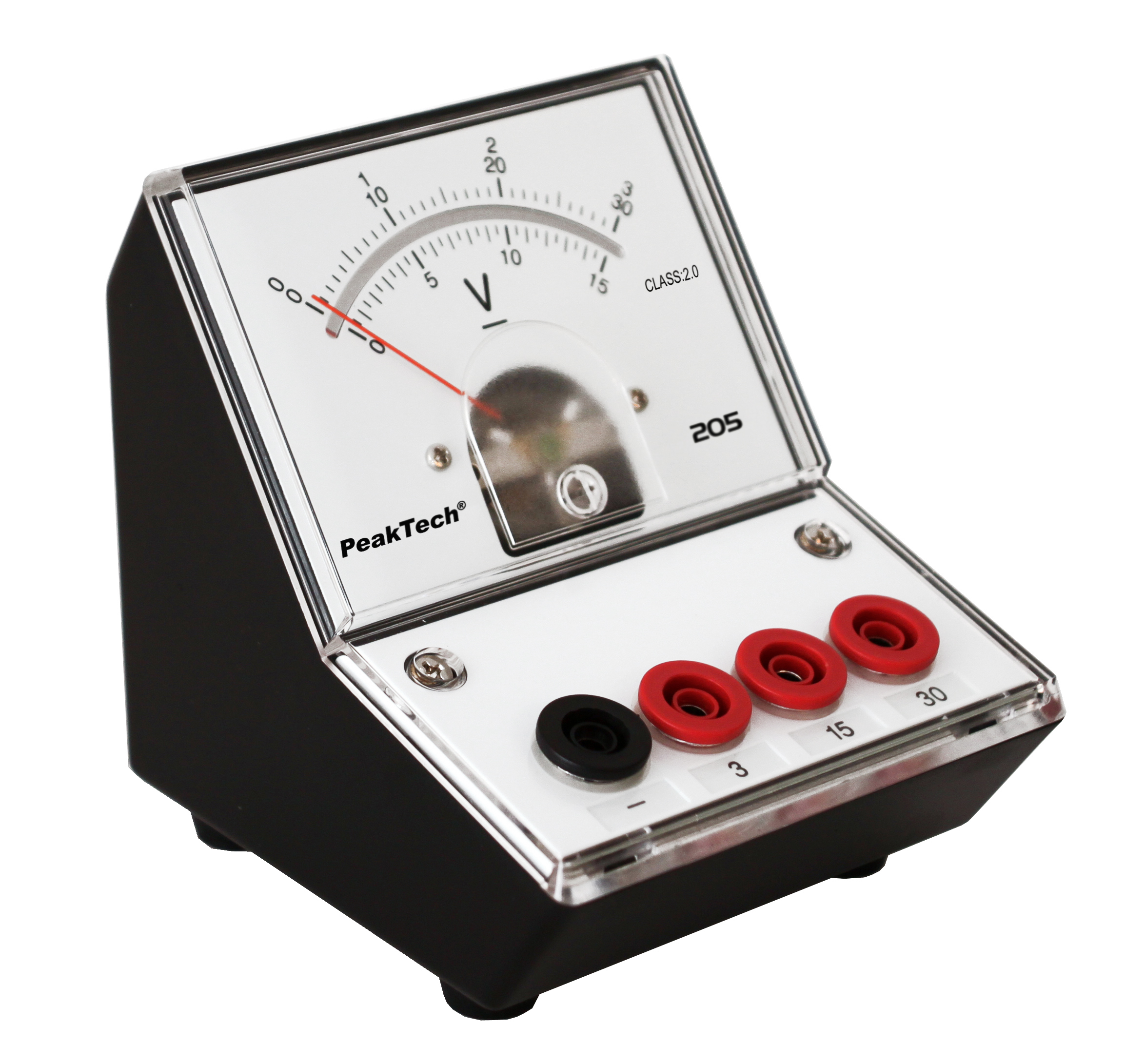 «PeakTech® P 205-06» Analog voltmeter - 0 ... 3V/15V/30V DC