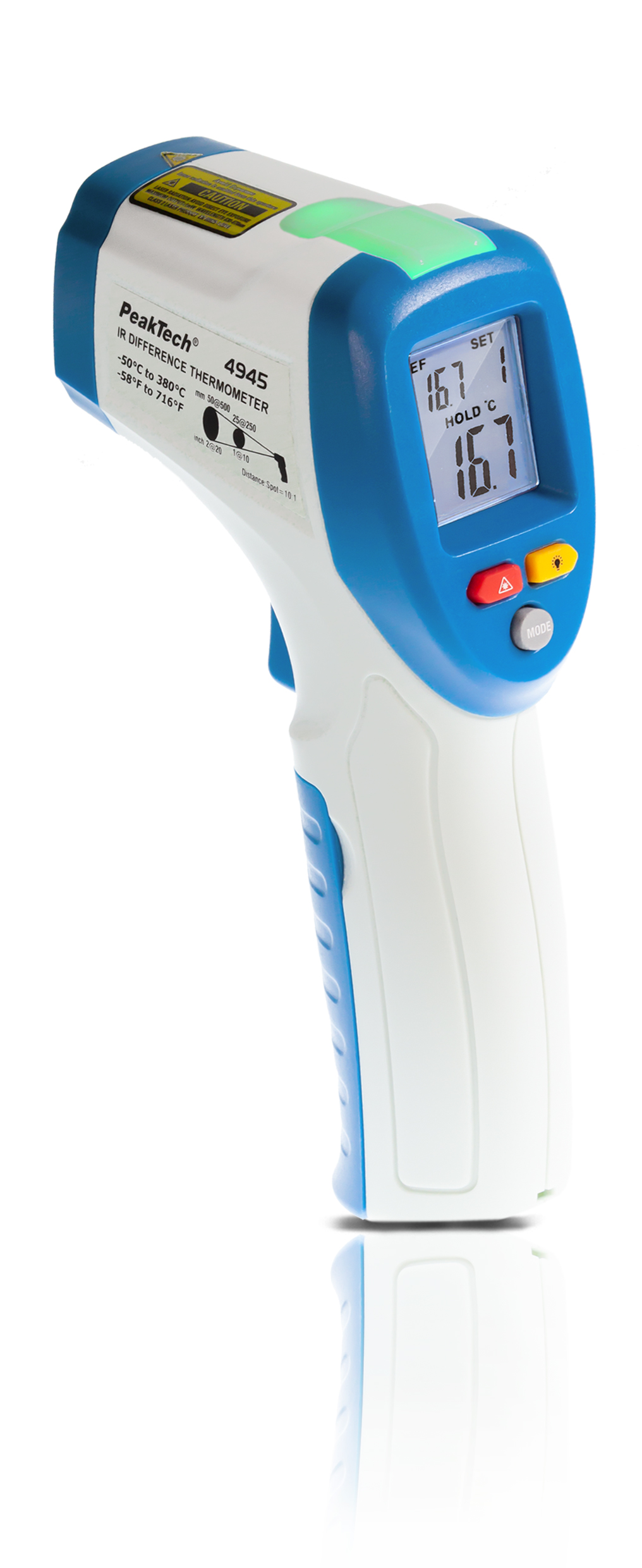 «PeakTech® P 4945» IR Difference Thermometer with LED color indicator