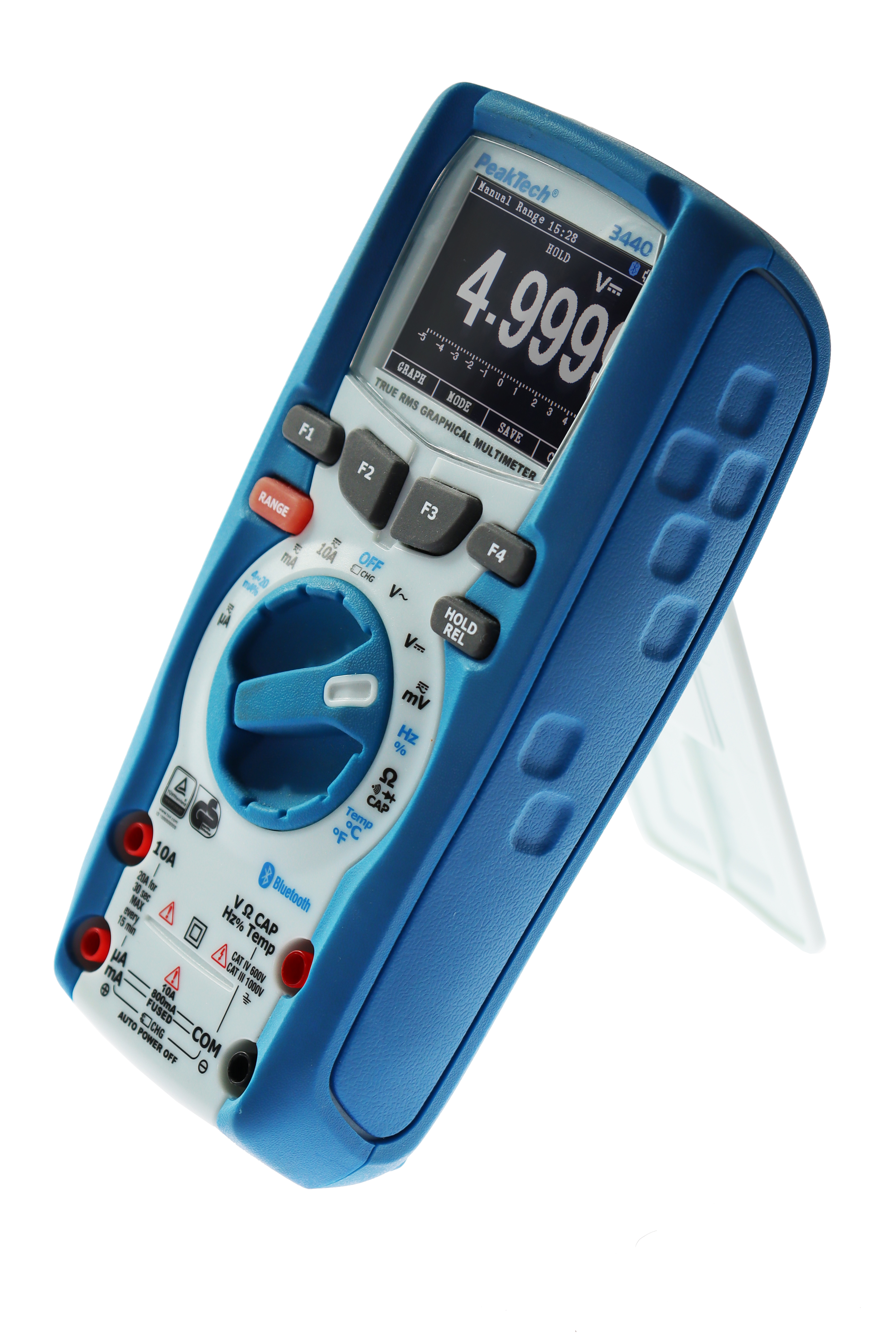 «PeakTech® P 3440» True RMS graphic multimeter 50,000 counts