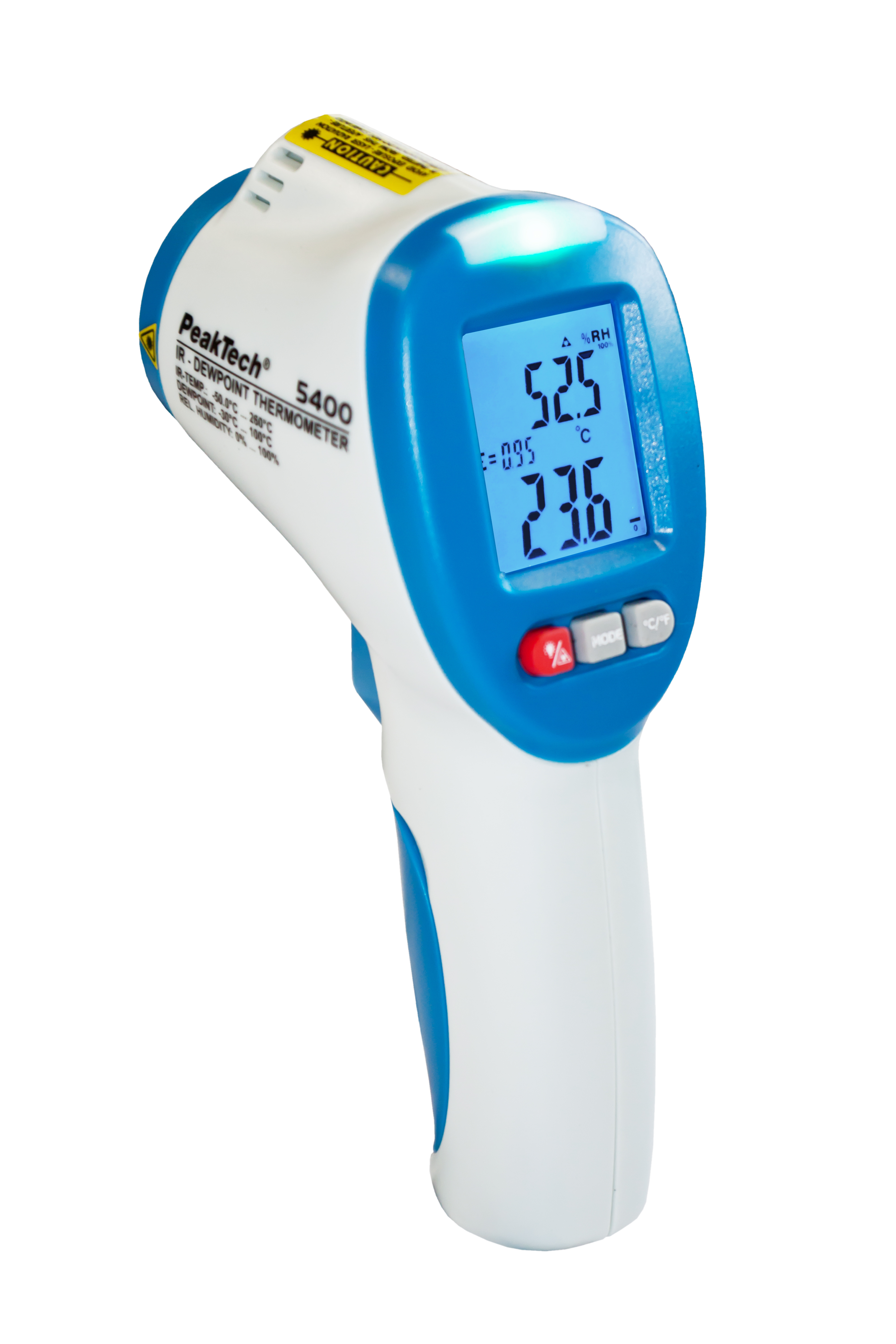 «PeakTech® P 5400» Thermomètre IR - Point de rosée -50 ... + 260 ° C