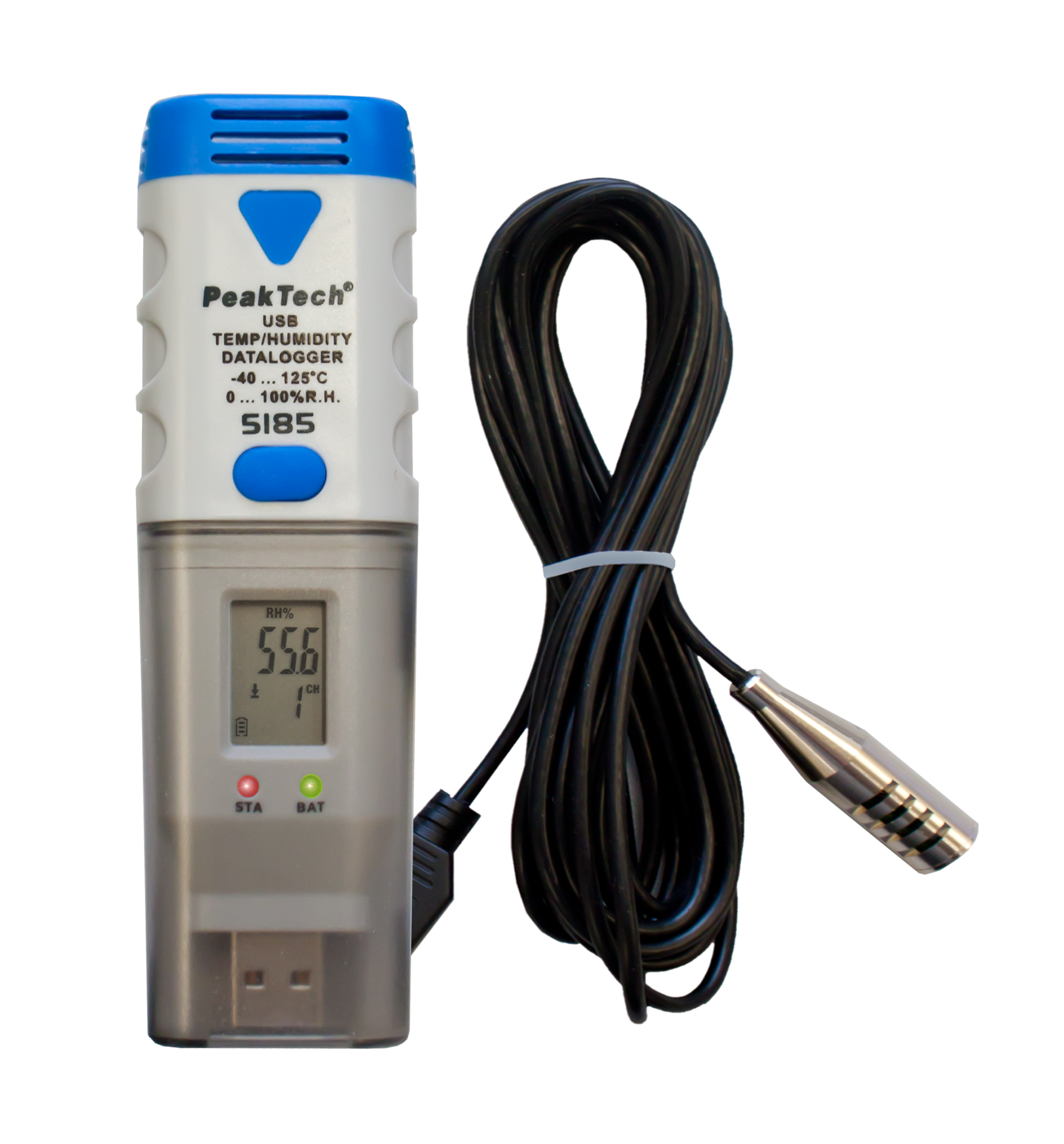 «PeakTech® P 5185» USB-Datalogger Temperatur und Luftfeuchtigkeit