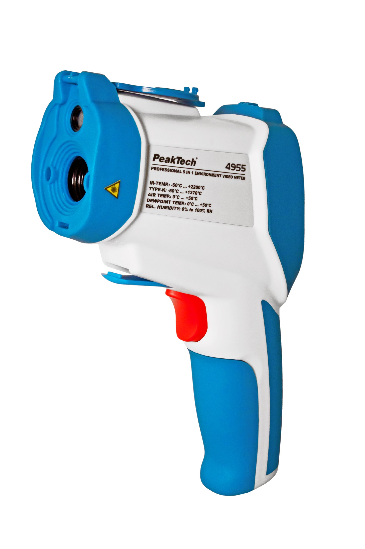 «PeakTech® P 4955» IR-Thermometer -50 … +2200°C, Datenlogger, Video