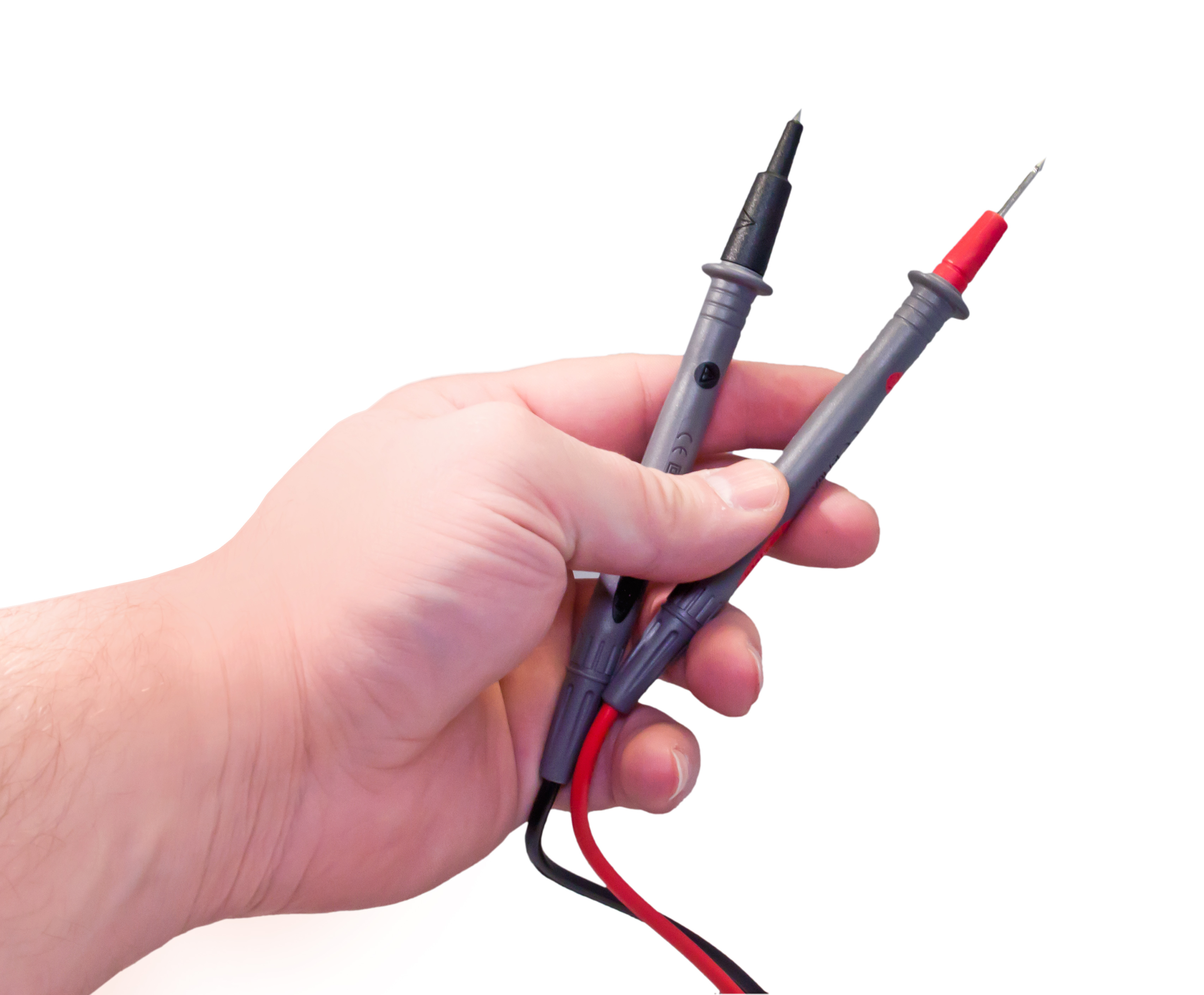 «PeakTech® TKS-8» Test Leads with 2 mm probe tip and sleeves