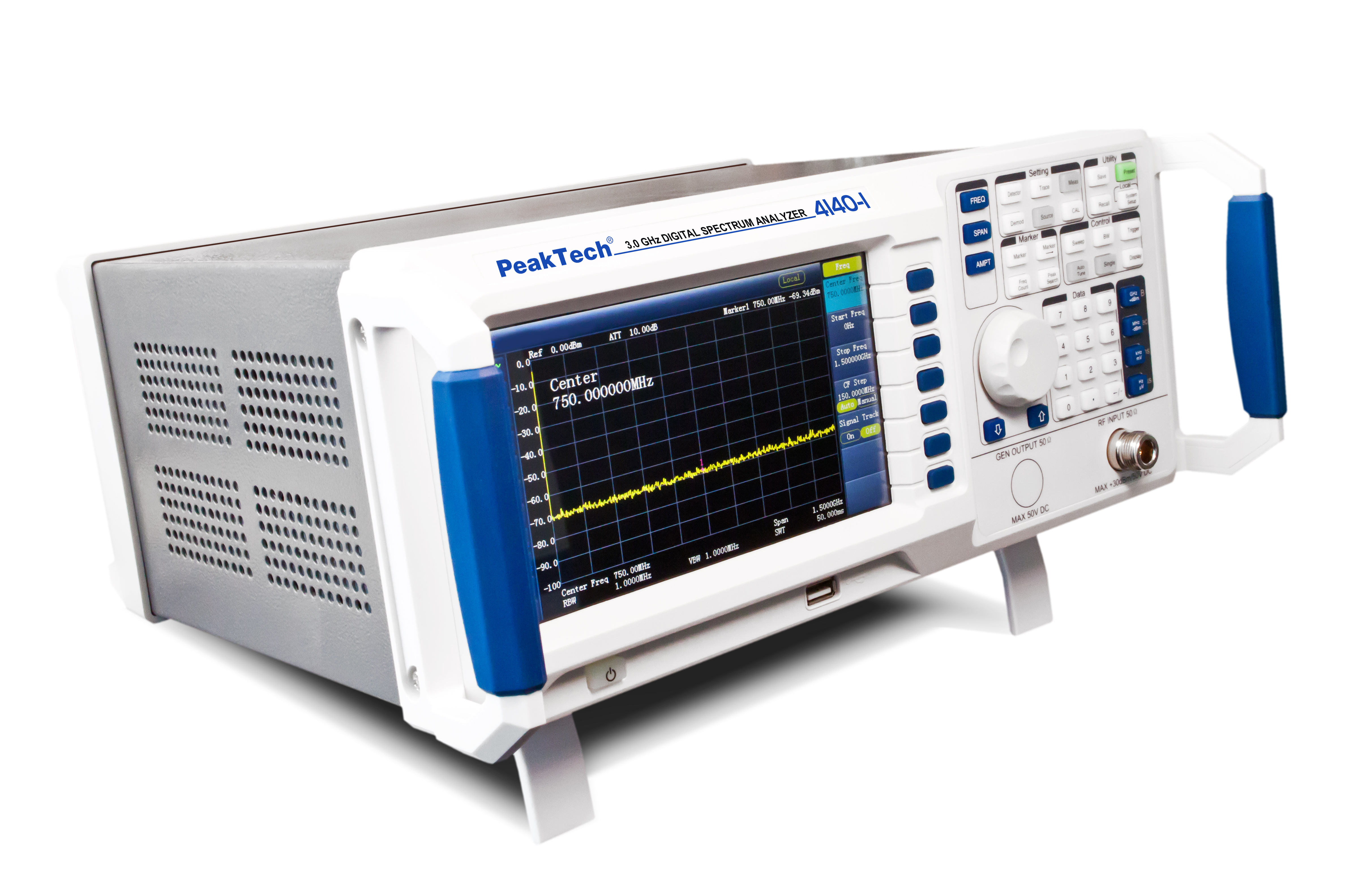«PeakTech® P 4140-1» 3 GHz Spectrum Analyzer ~ mit TFT-Anzeige, LAN / USB