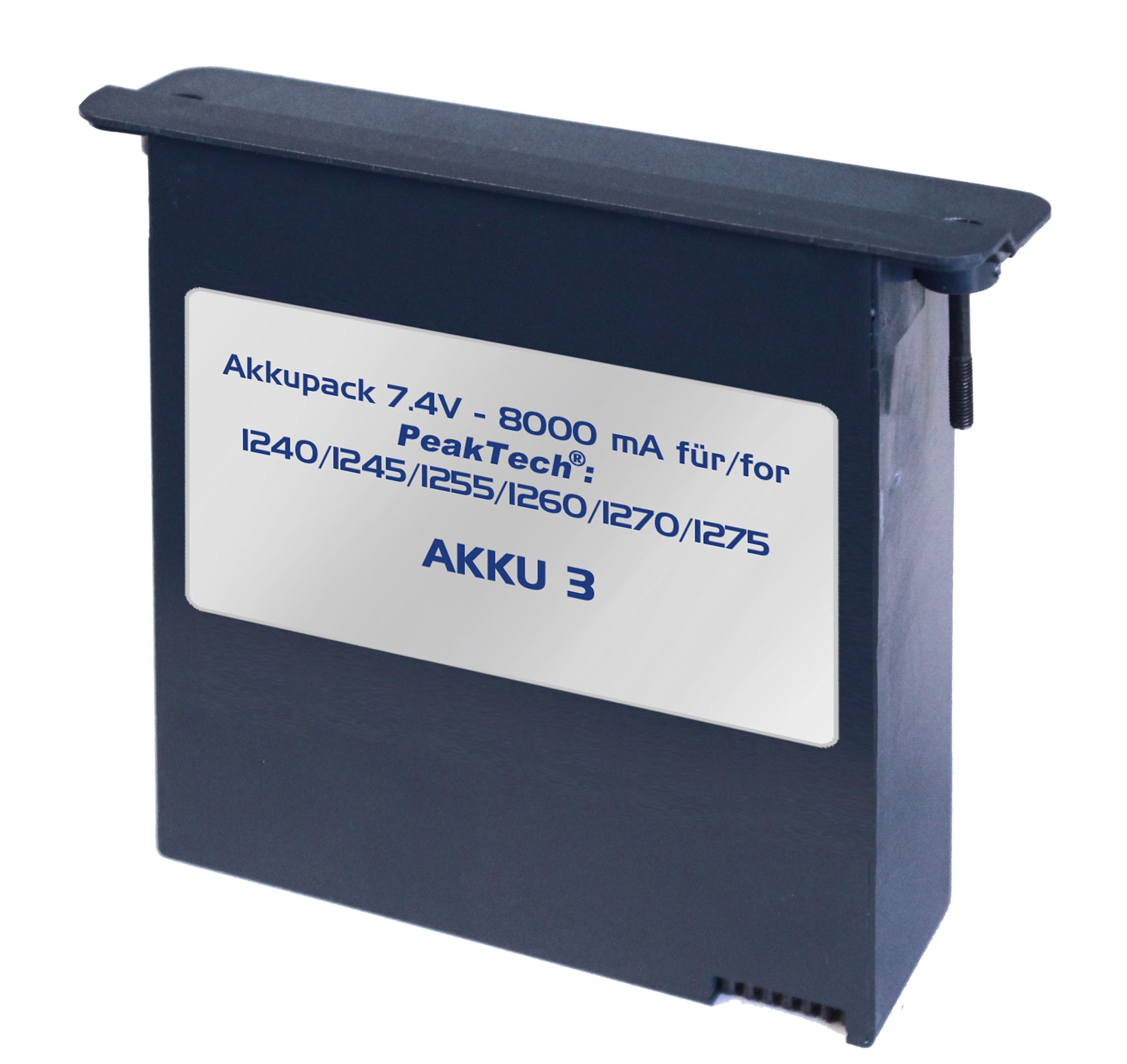 "PeakTech® AKKU 3" Batería Li-Po 7,4 V - 8000 mA/h para PeakTech 1240/1245/1255/1260/1270/1275