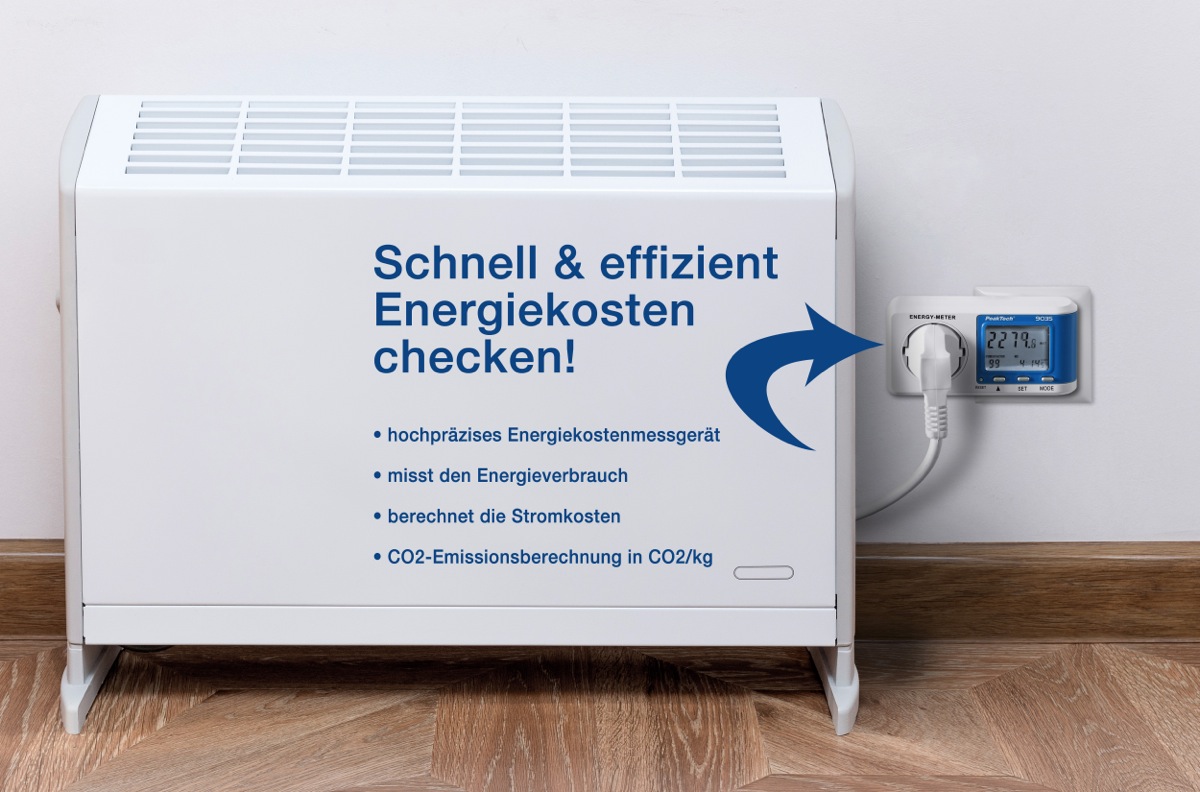 «PeakTech® P 9035» Digital-Energiekostenmessgerät mit 0,1 W Auflösung