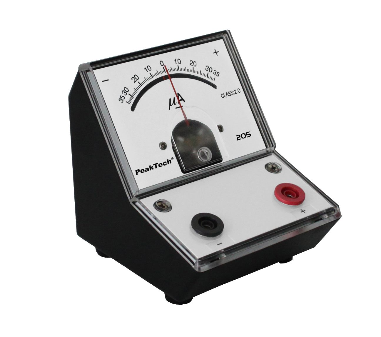 «PeakTech® P 205-08» Analog galvanometer +/- 35µA DC