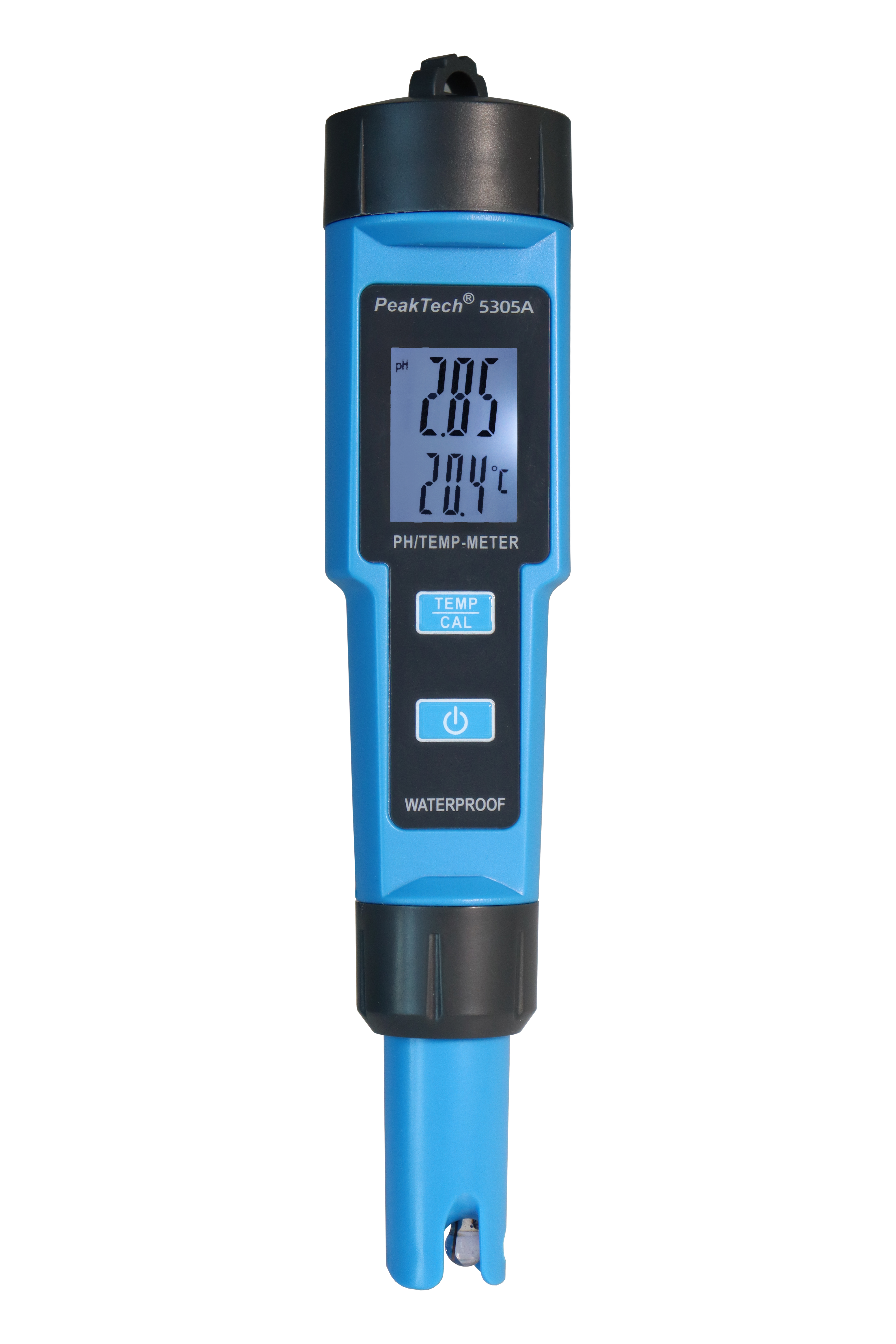 «PeakTech® P 5305 A» 2 in 1 PH-Meter in Stiftform für PH/TEMP