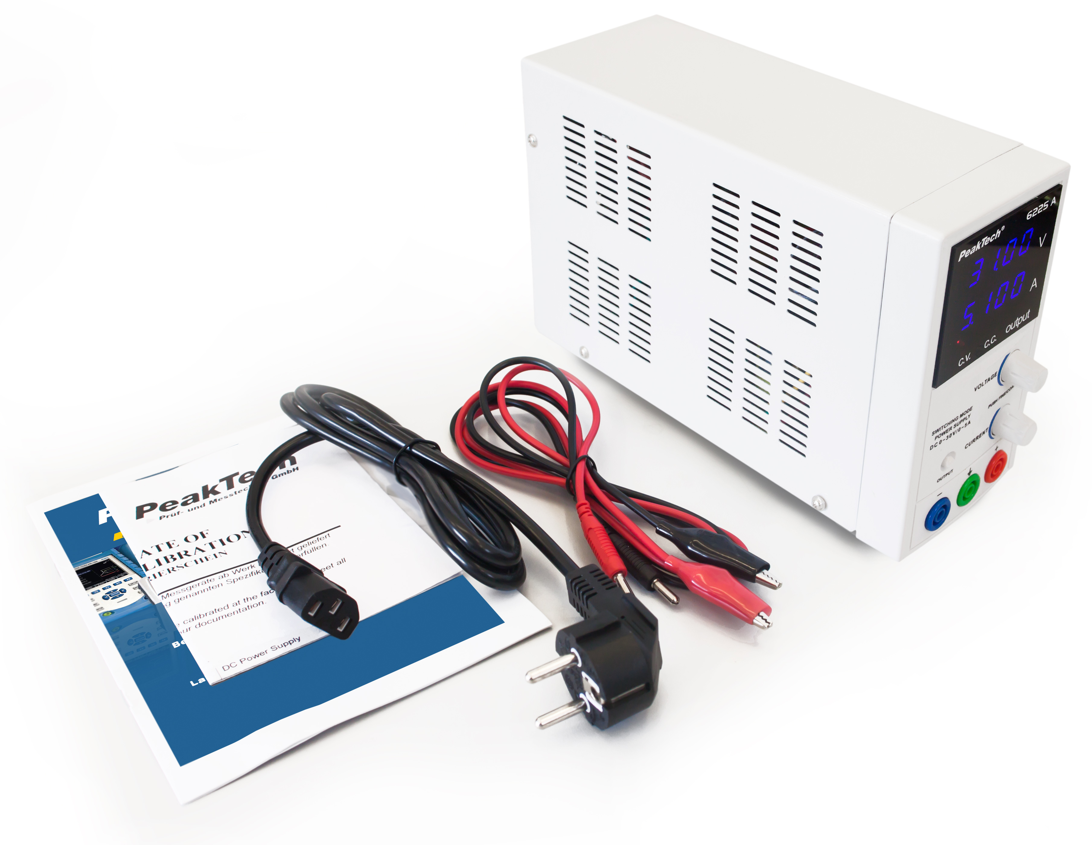 «PeakTech® P 6225 A» Alimentazione digitale DC 0 - 30 V/0 - 5 A