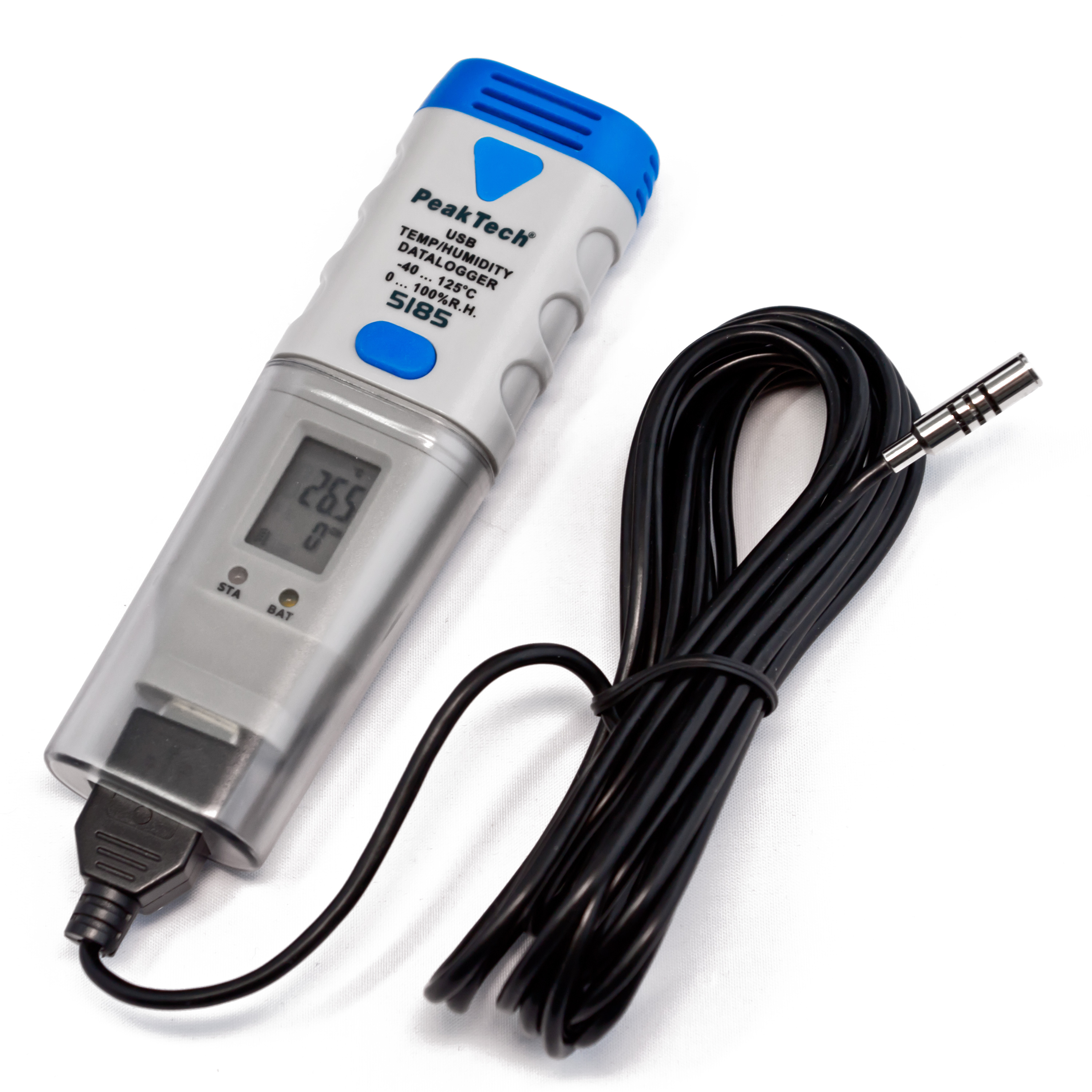 «PeakTech® P 5185» USB-Datalogger Temperatur und Luftfeuchtigkeit