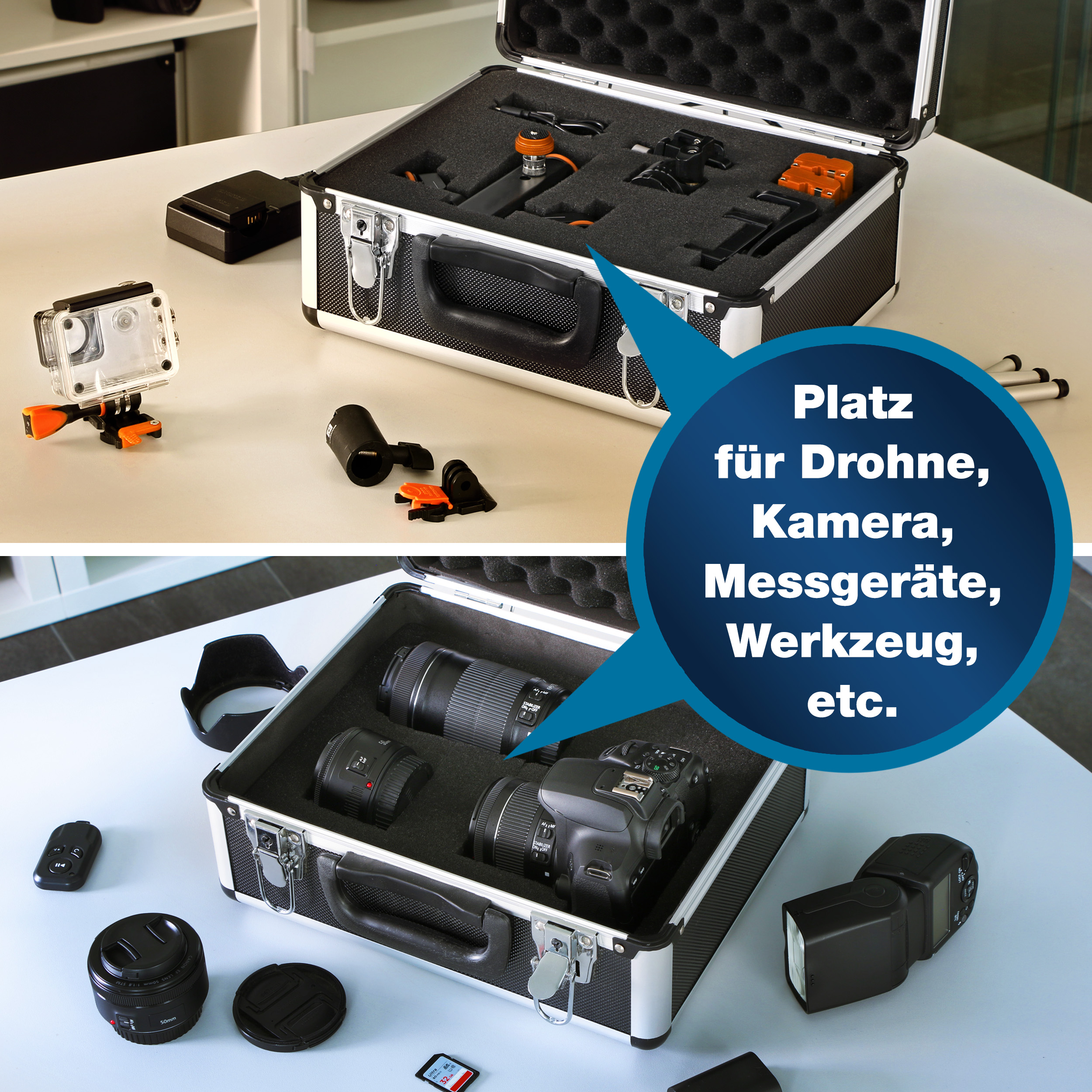 «PeakTech® P 7300» Estuche de Transporte para Instrumentos de Medida