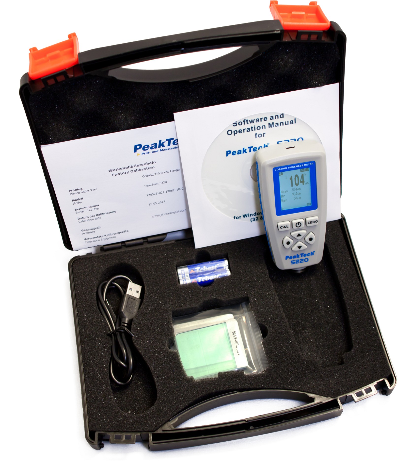 «PeakTech® P 5220» Coating and Material Thickness Meter