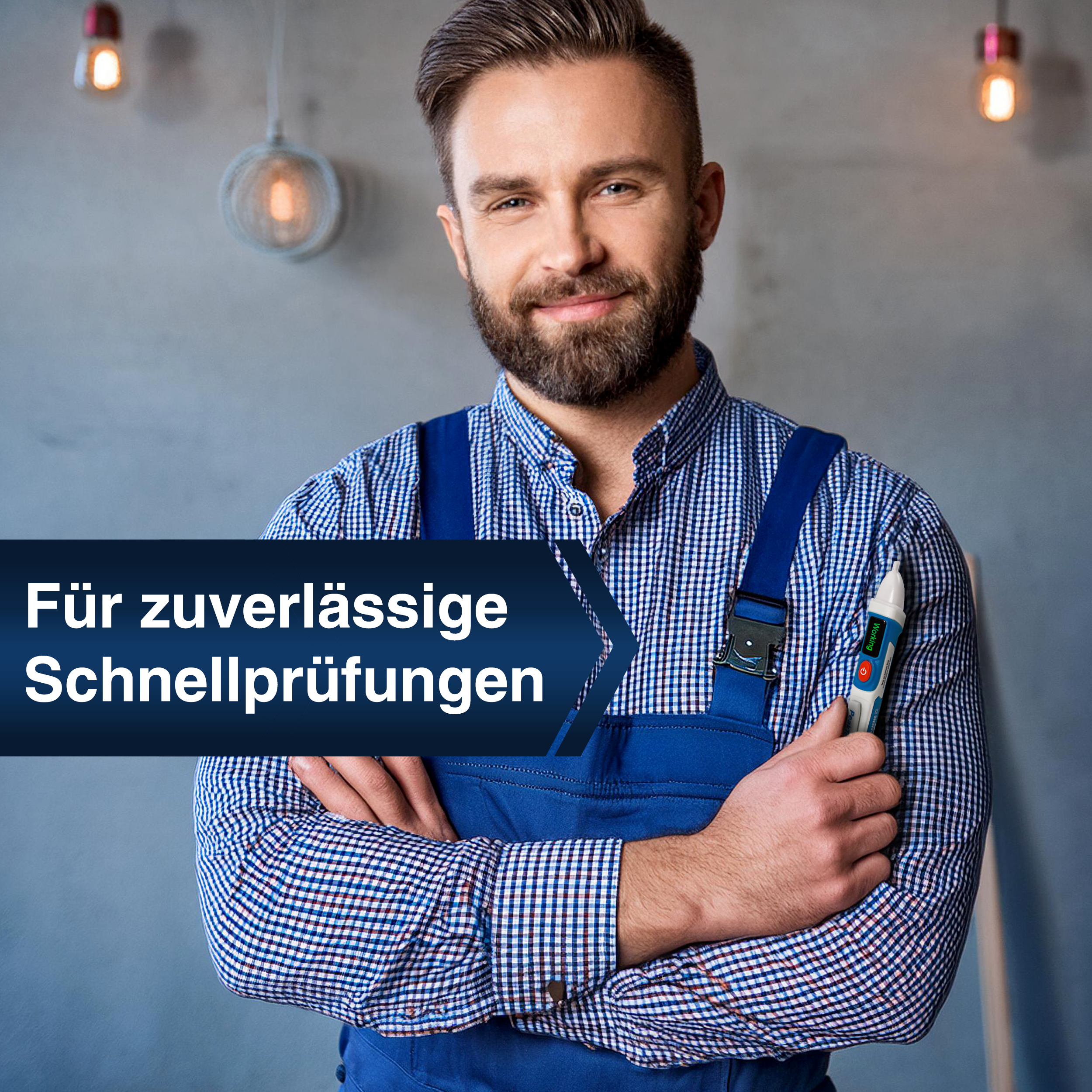 «PeakTech® P 1031» AC-Spannungsprüfer 50 - 1000 V AC mit Vibration