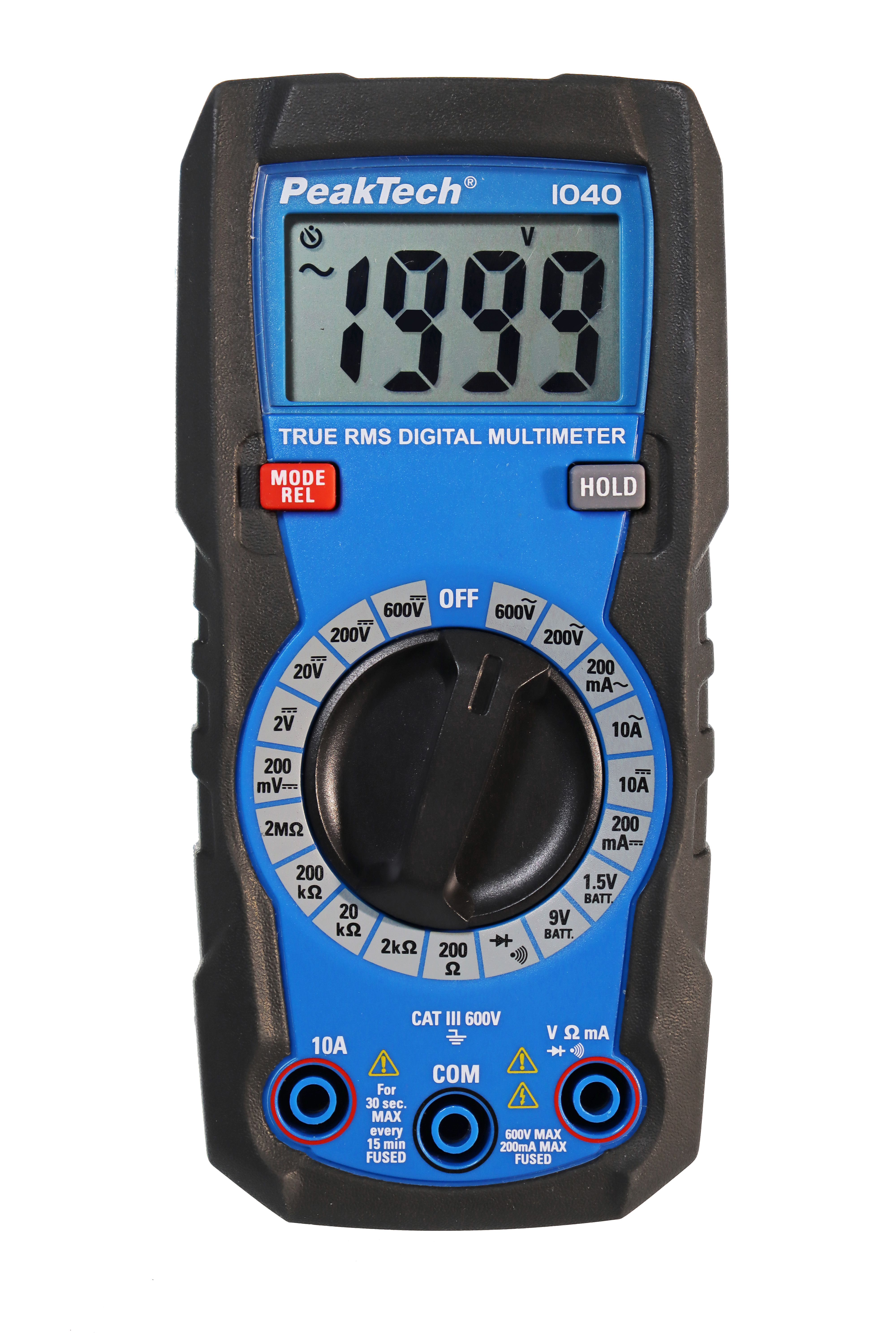 «PeakTech® P 1040» TrueRMS Digital Multimeter 2000 Counts, Man. Range