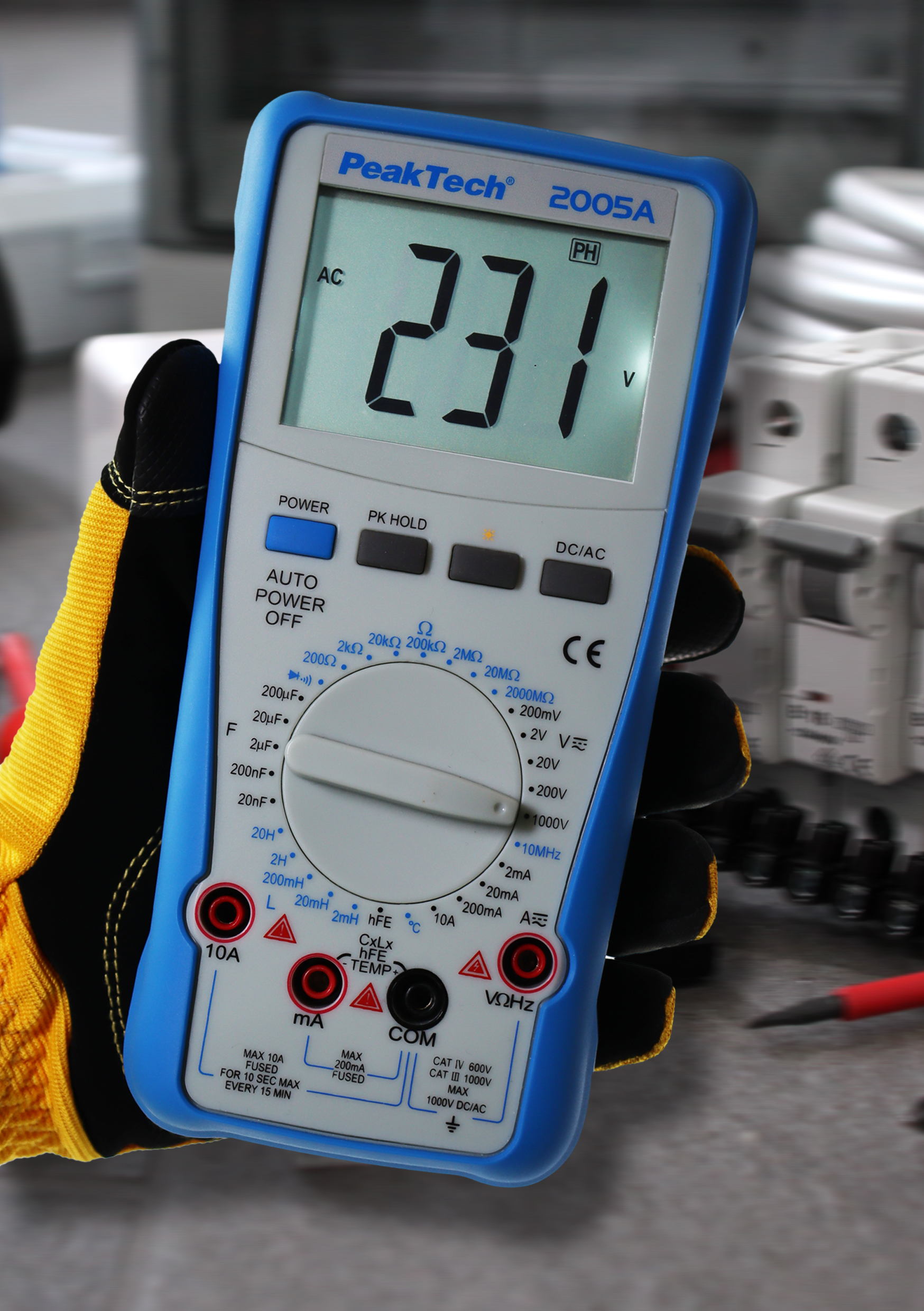 «PeakTech® P 2005 A» 1000 V Digitalmultimeter 2000 Counts