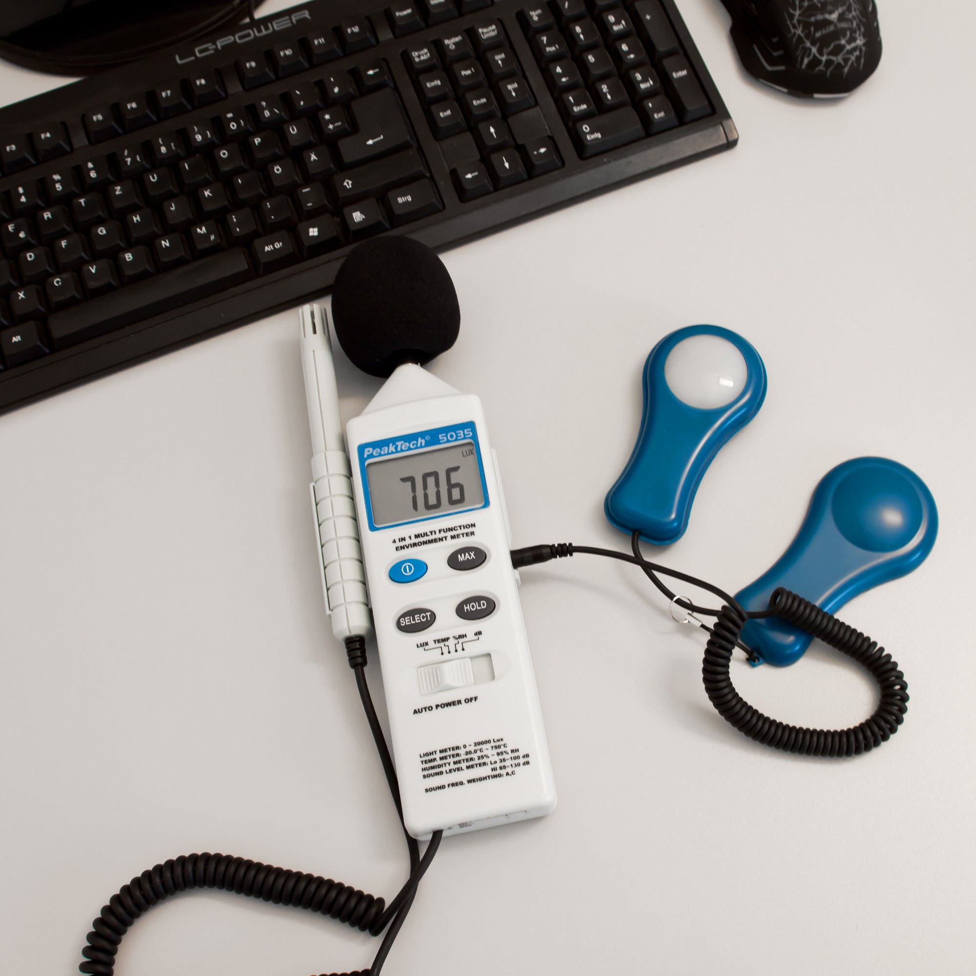 «PeakTech® P 5035» Multifunction environment tester «PeakTech® P 5035» Multifunction environment tester