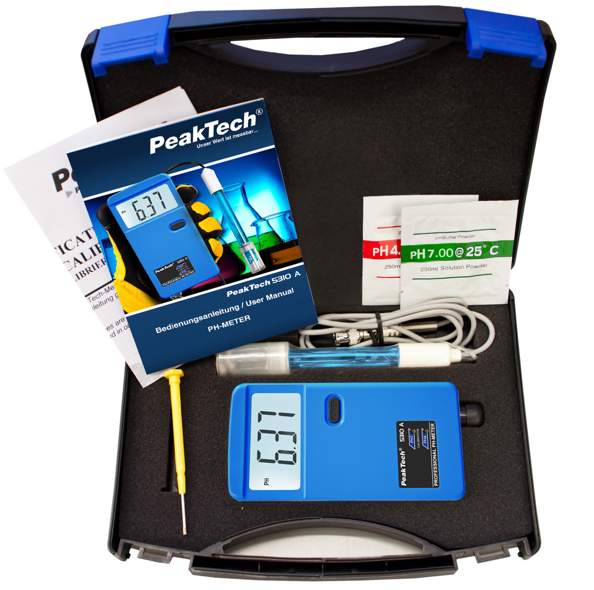 «PeakTech® P 5310 A» PH Tester with external probe