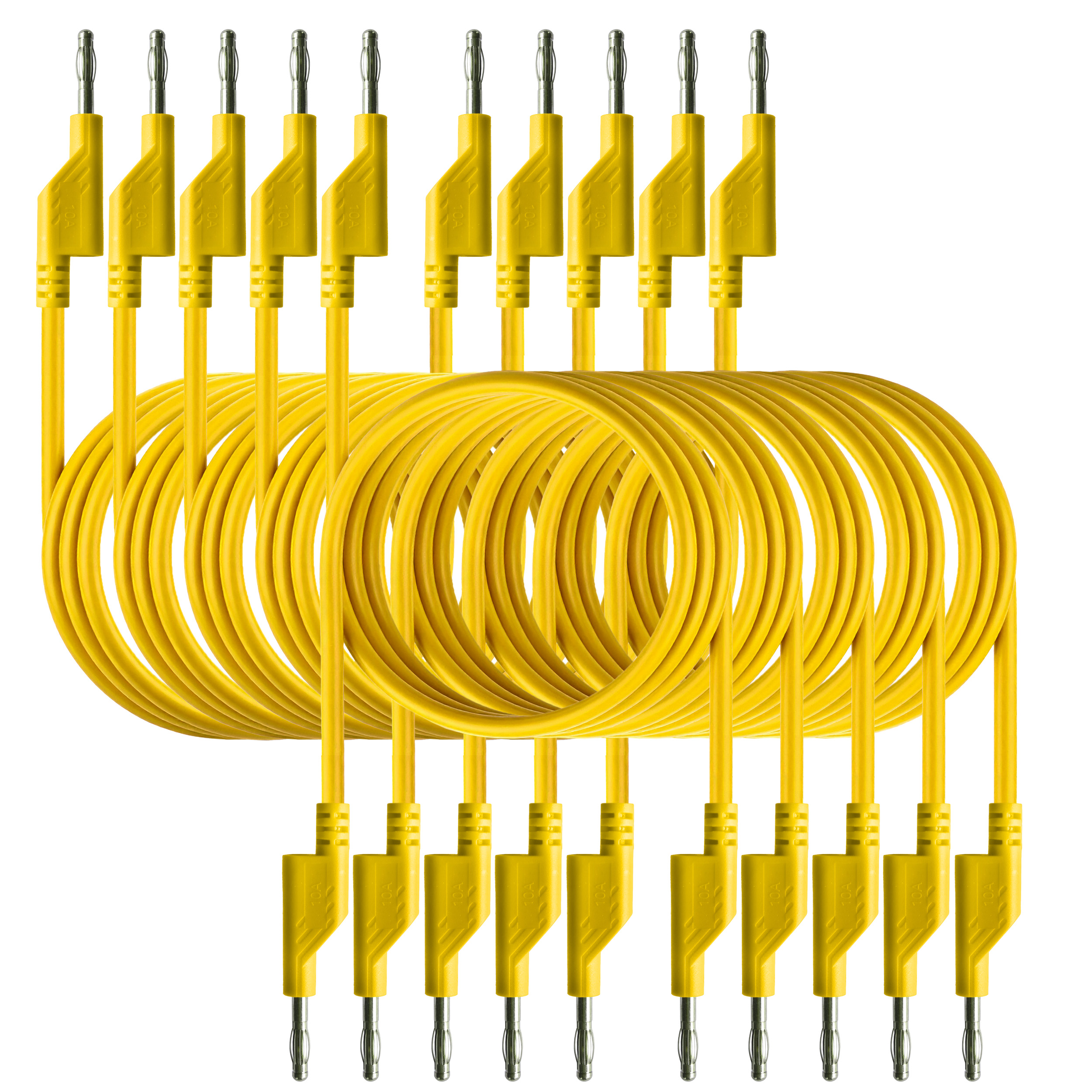 «PeakTech® P 7048 YELLOW» Testkabel 75cm (Farbe: gelb)