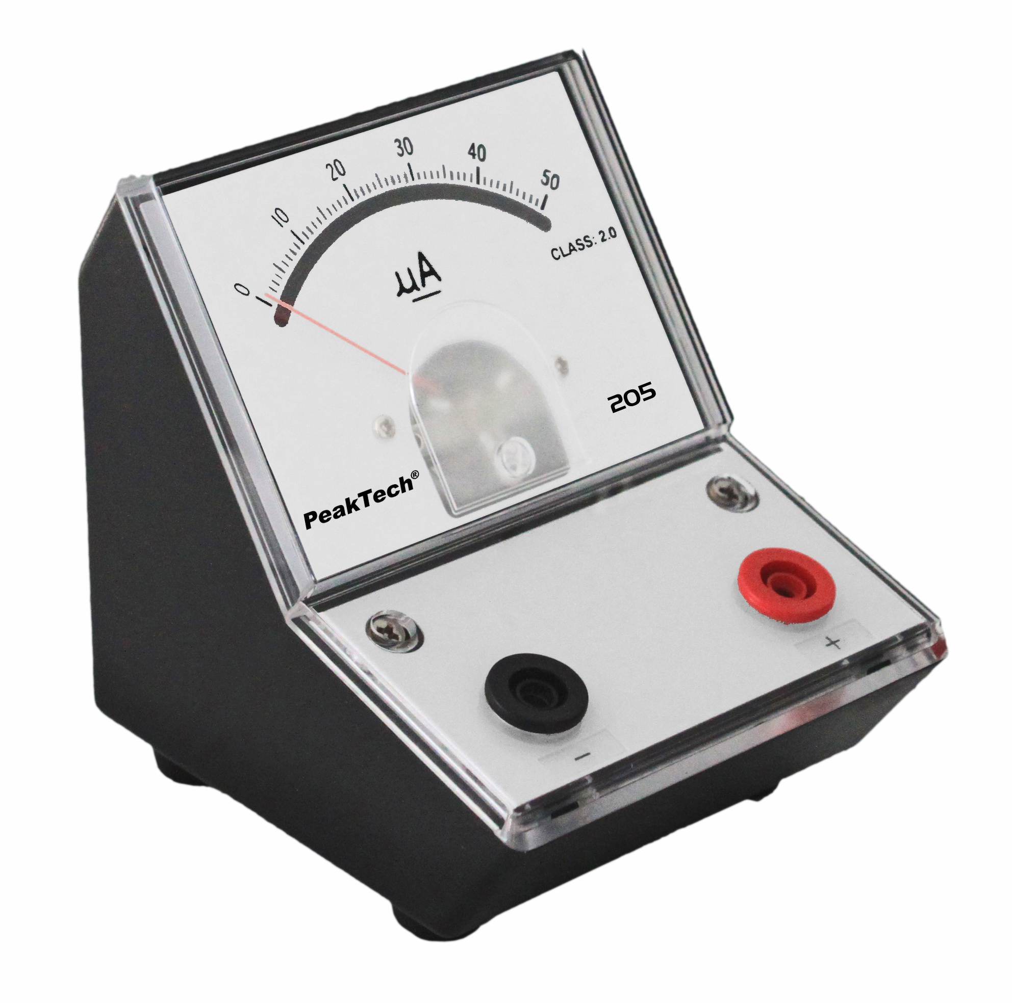 «PeakTech® P 205-01» Amperomierz analogowy - 0 ... 50µA DC