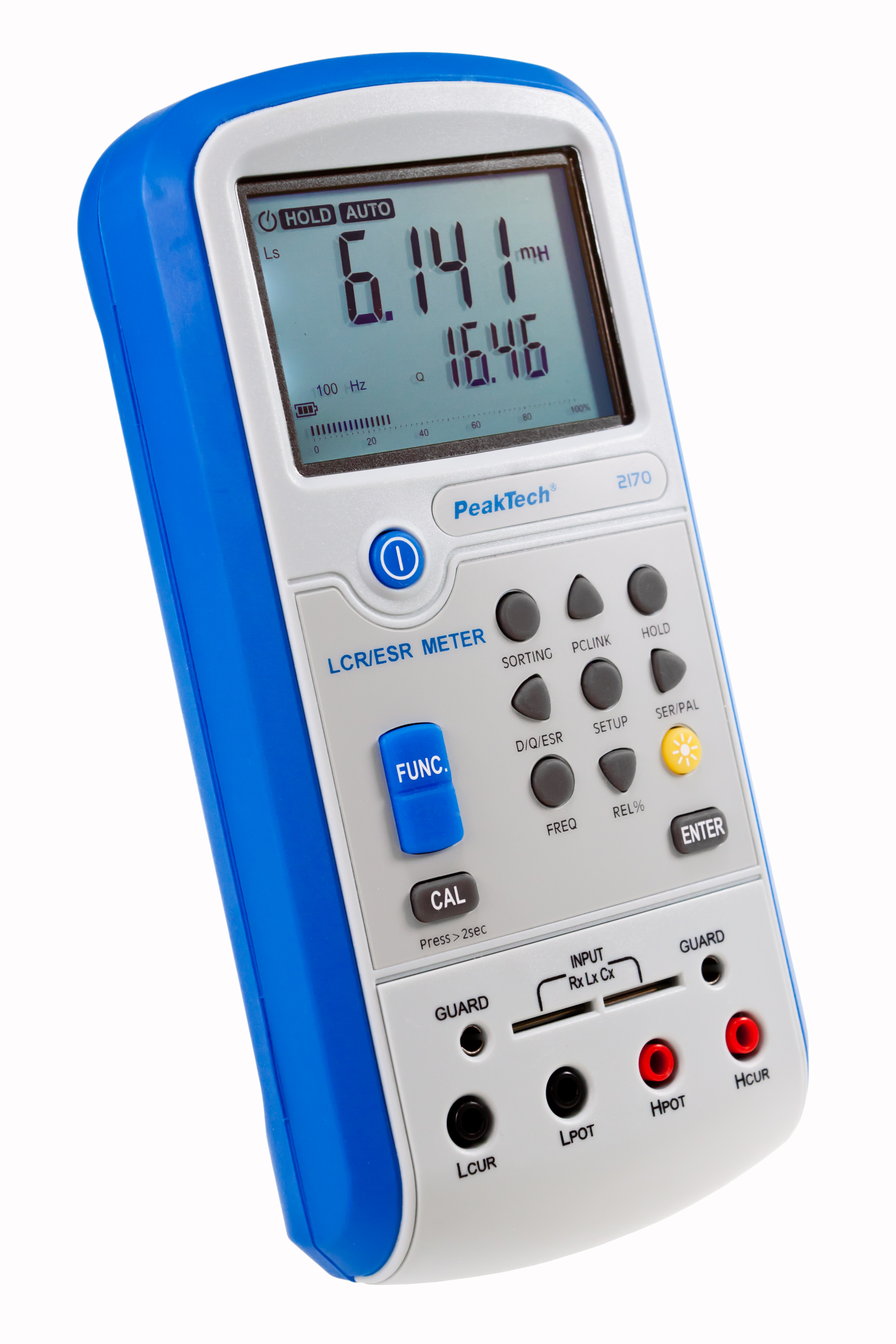 «PeakTech® P 2170» LCR-/ESR-Meter, 100 Hz - 100 kHz, with USB