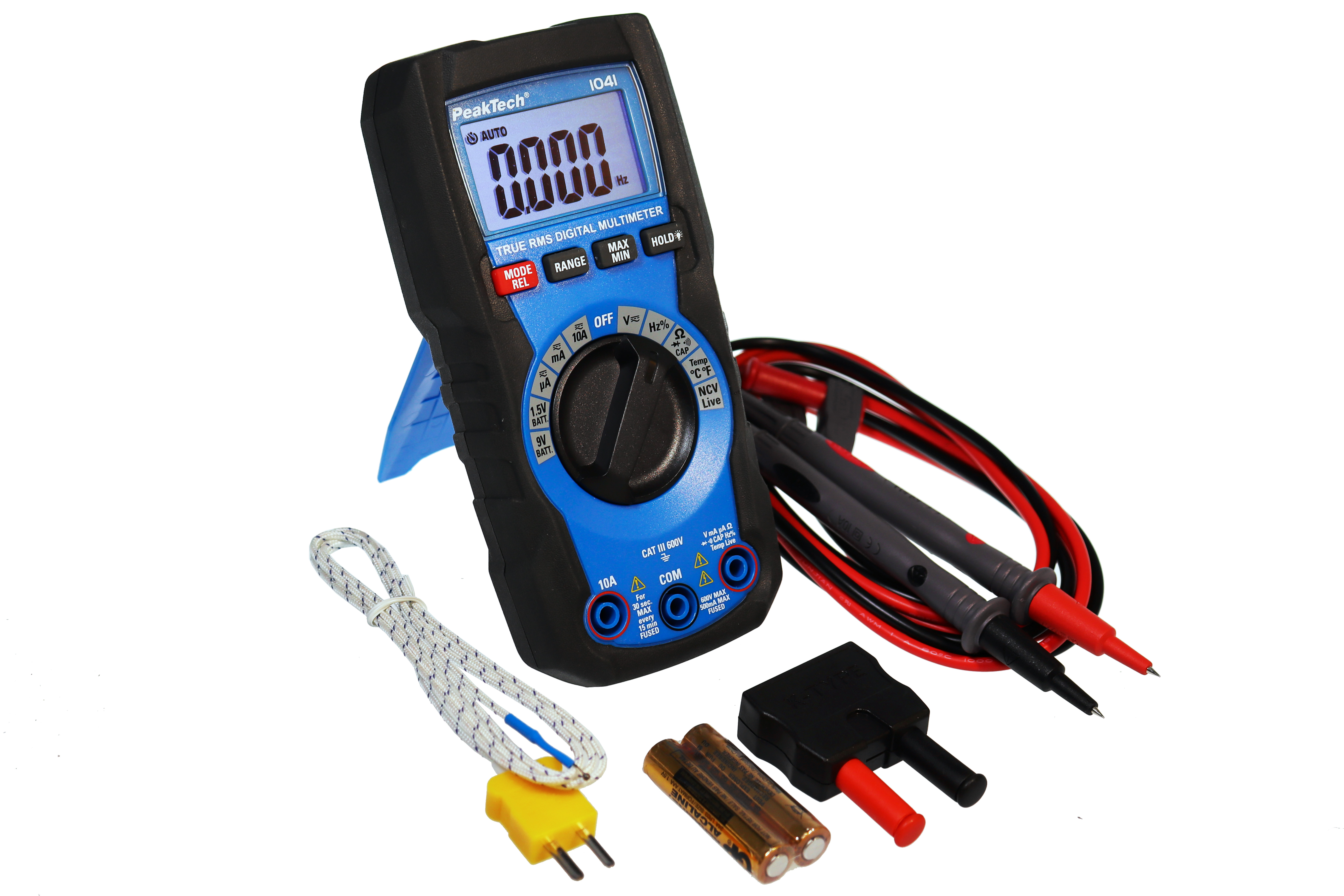 «PeakTech® P 1041» TrueRMS Digital Multimeter 4000 Counts, Auto.Range