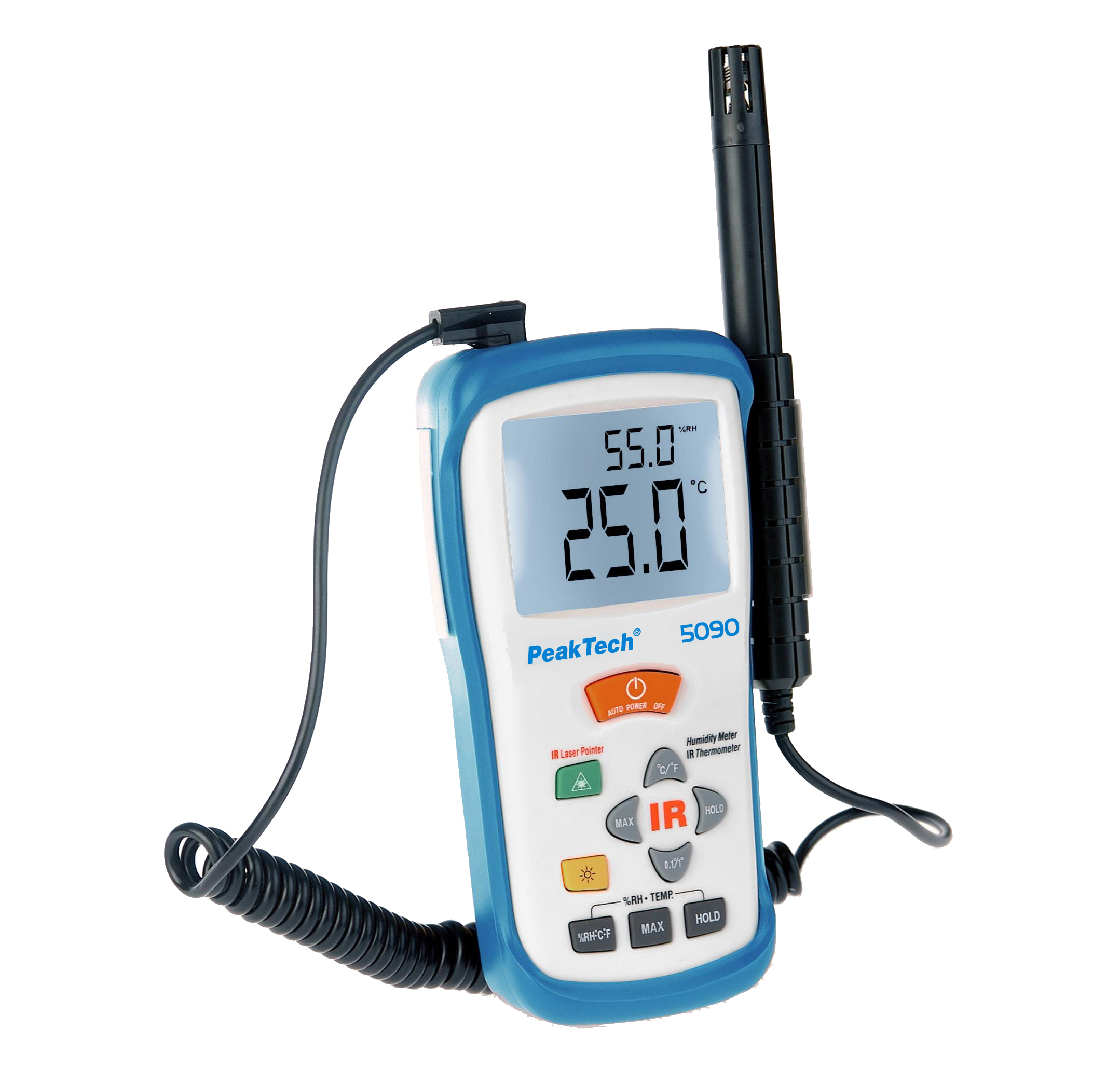 «PeakTech® P 5090» Temperature-/Humidity Meter, -50 ... +500°C