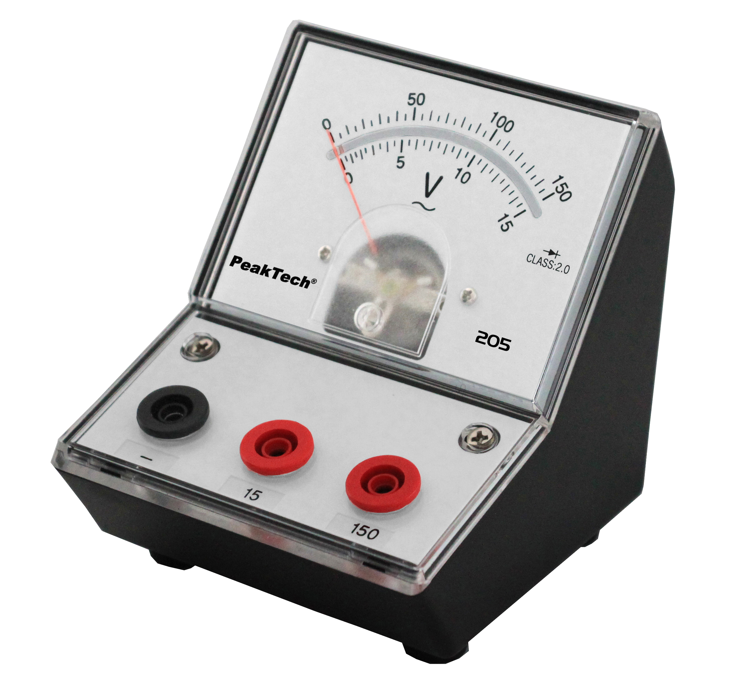 «PeakTech® P 205-11» Analog voltmeter - 0 ... 15V/150V AC