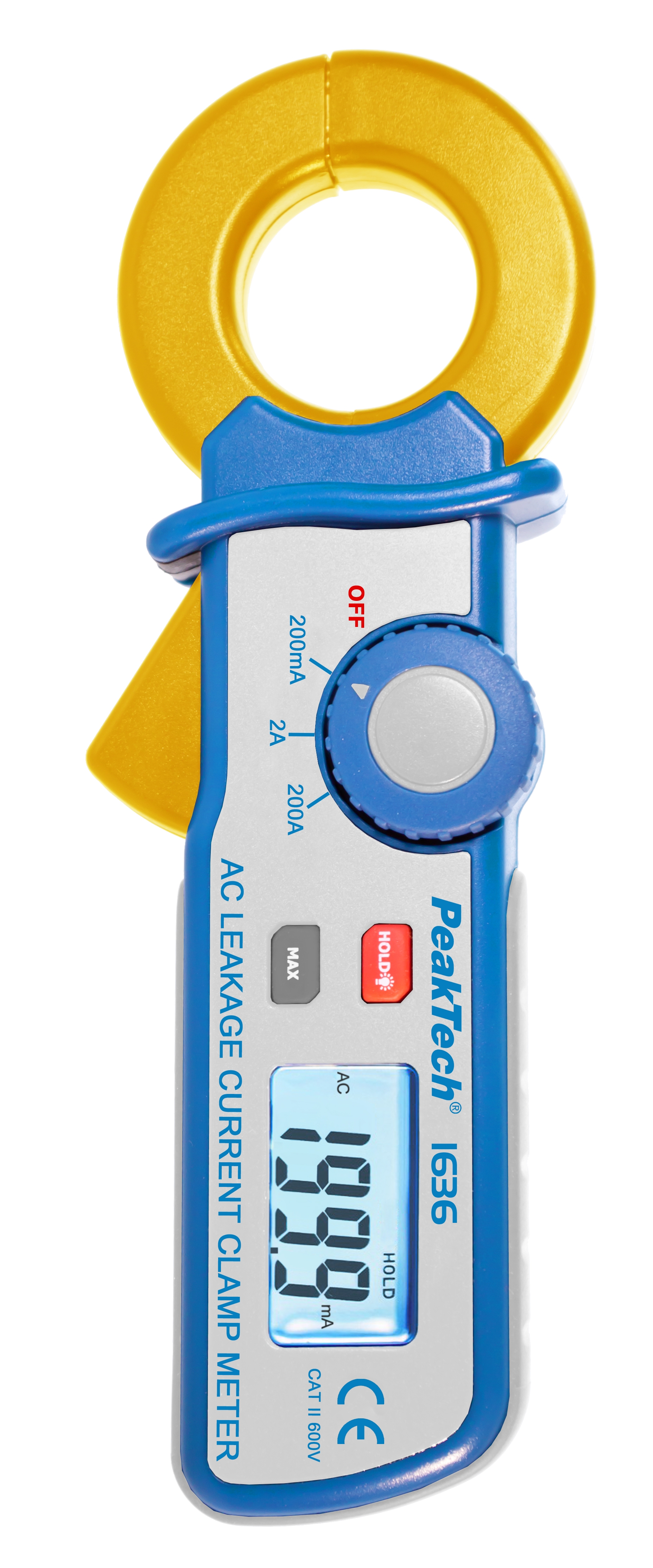 «PeakTech® P 1636» Leakage current clamp with a resolution of 100 µA