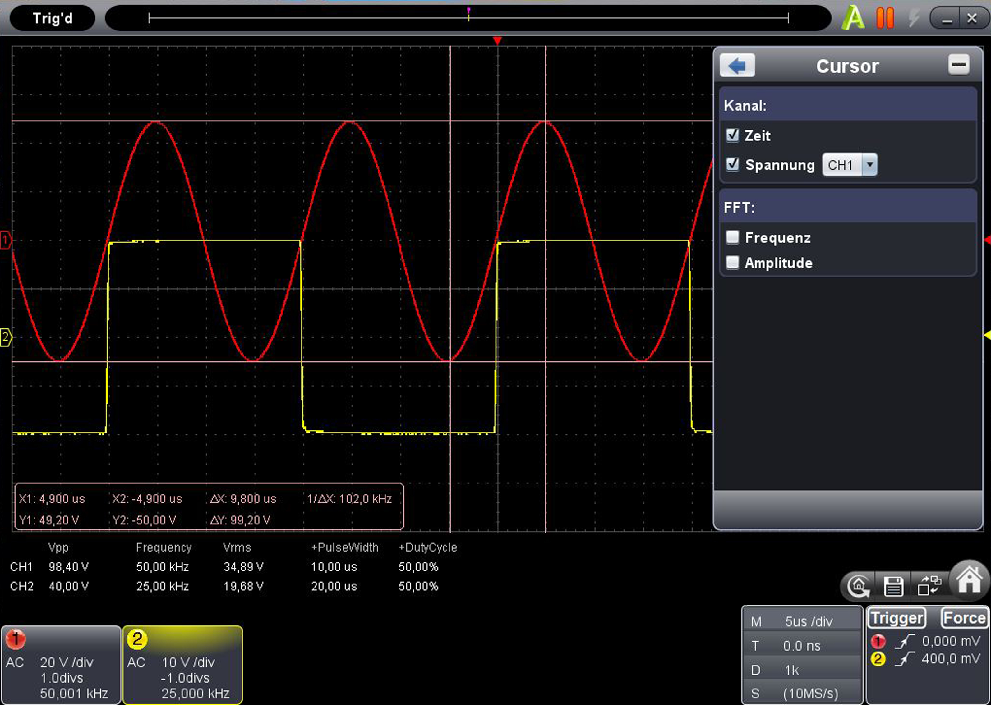 «PeakTech® P 1290» Oscilloscope PC avec USB