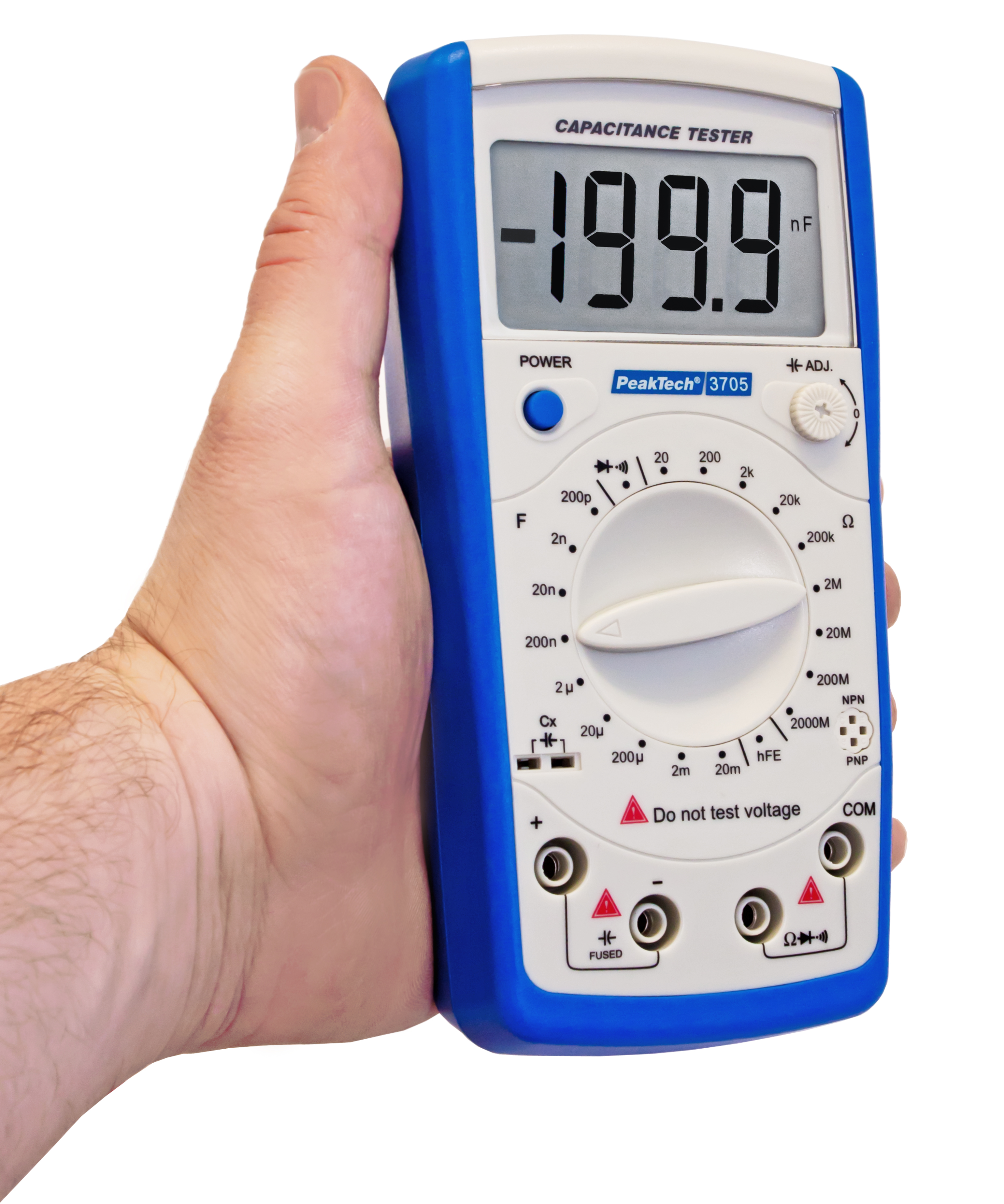 «PeakTech® P 3705» Digital capacitance meter