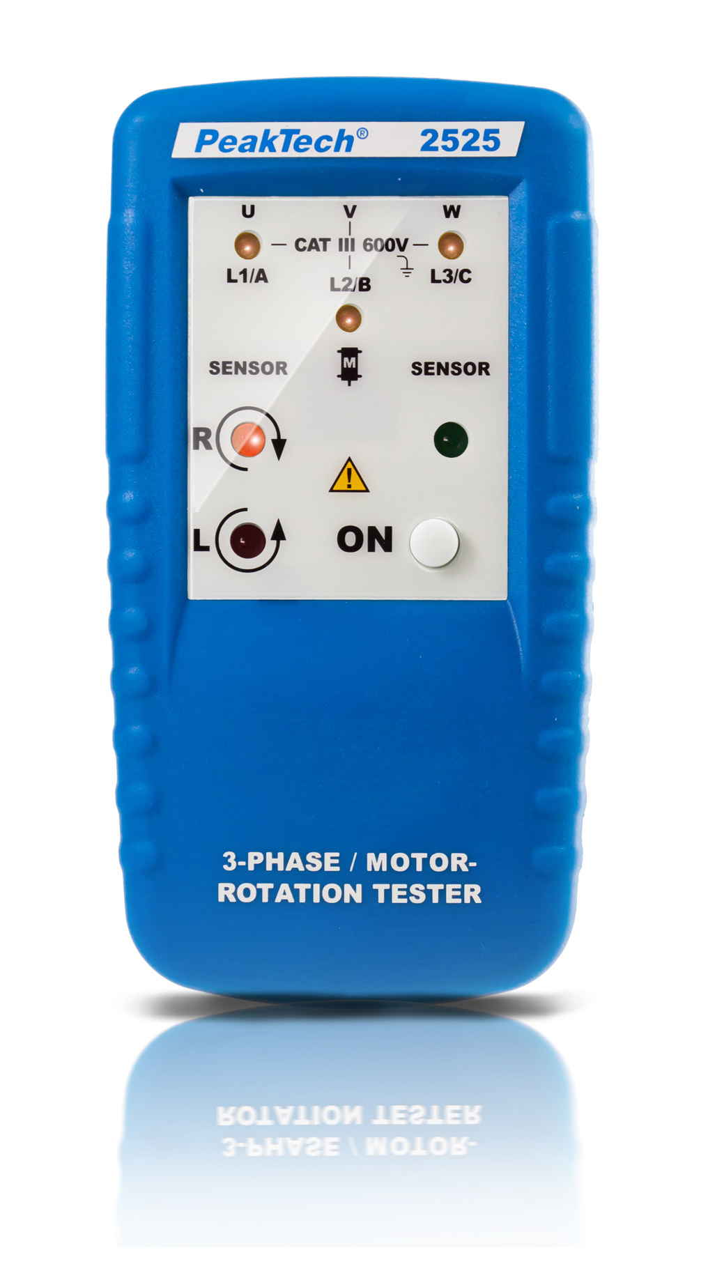 «PeakTech® P 2525» Indicateur de direction du moteur triphasé