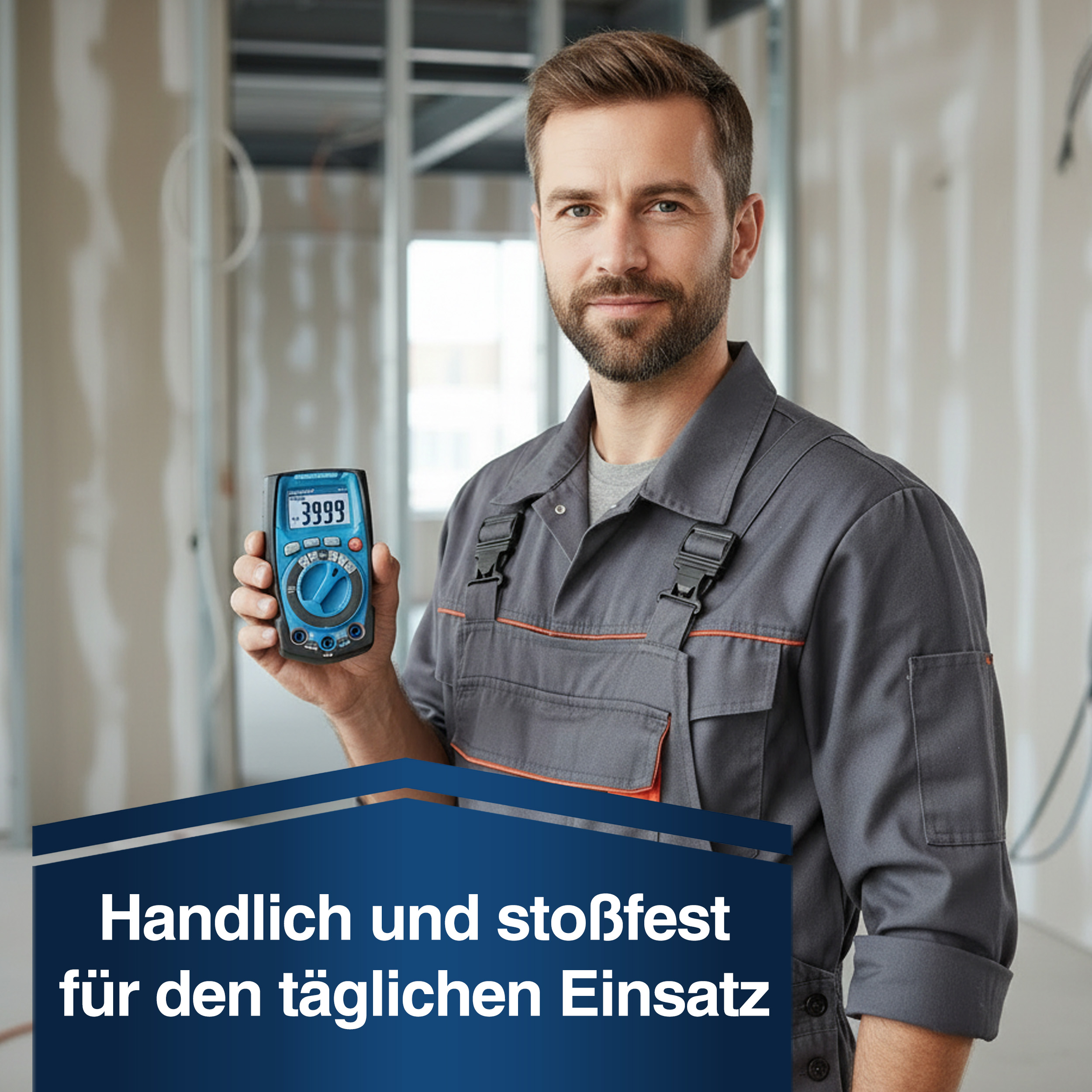 «PeakTech® P 1021» TrueRMS Digital Multimeter 4000 Counts, Auto.Range