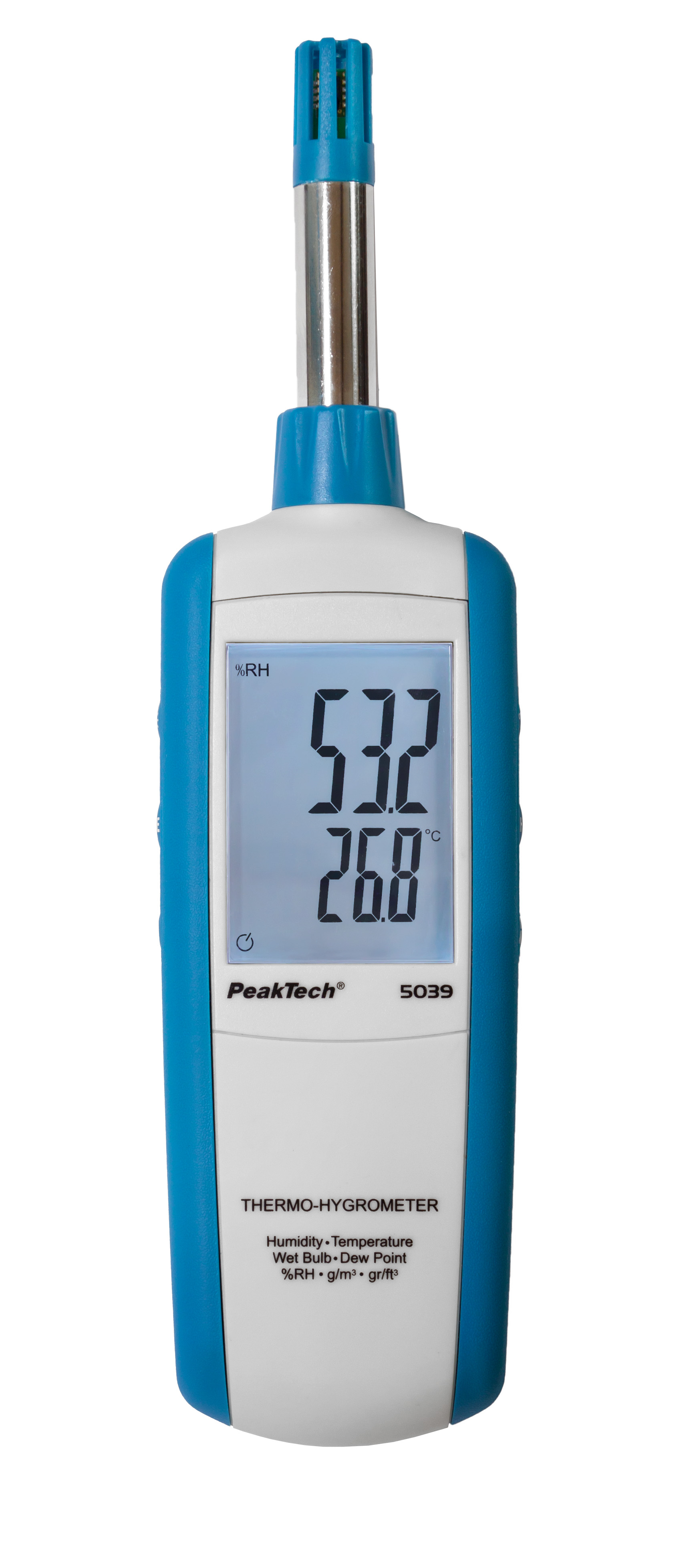 «PeakTech® P 5039» Thermo-hygrometer with dew point and wet bulb