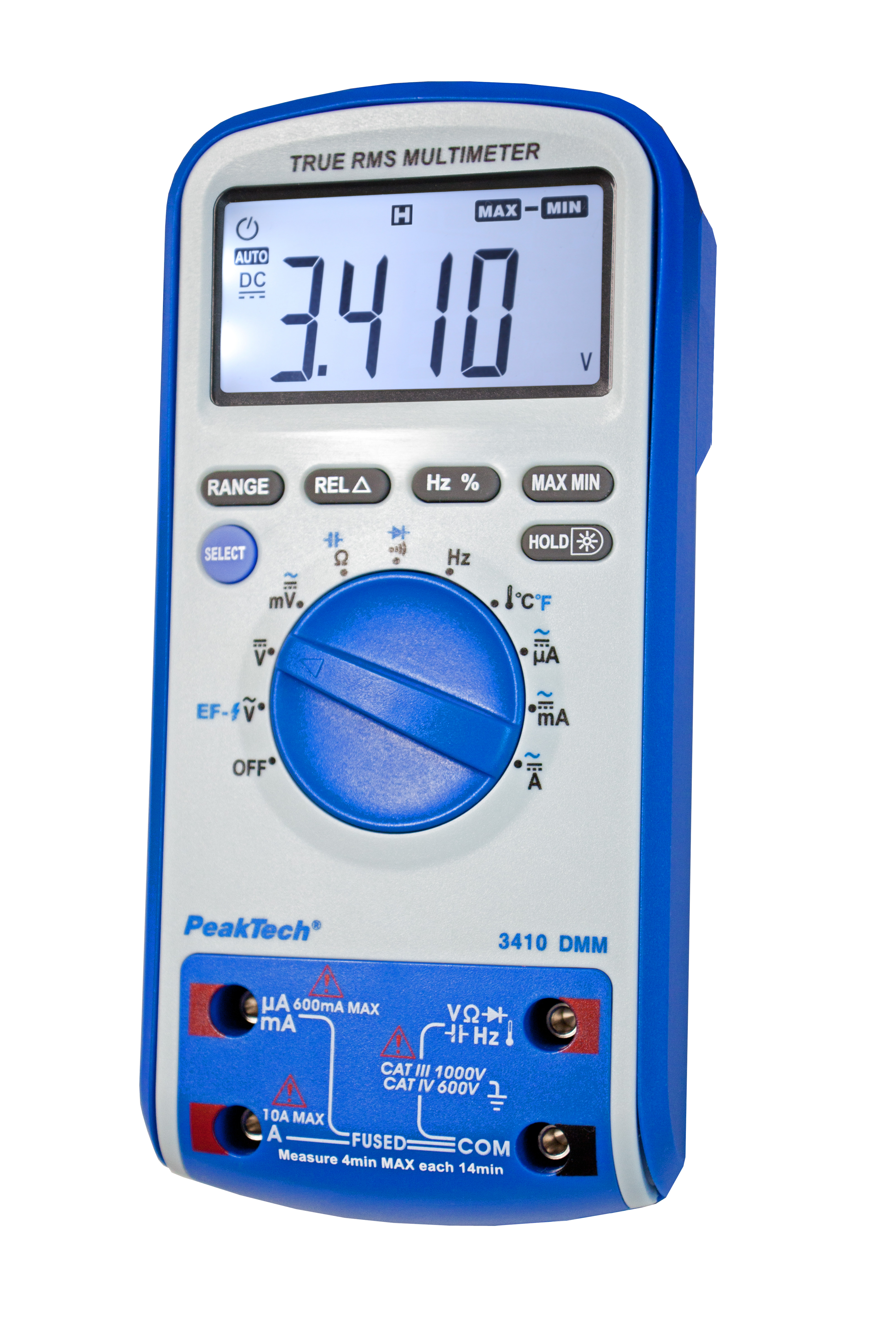 «PeakTech® P 3410» Digitalmultimeter, 6.000 Counts mit TrueRMS