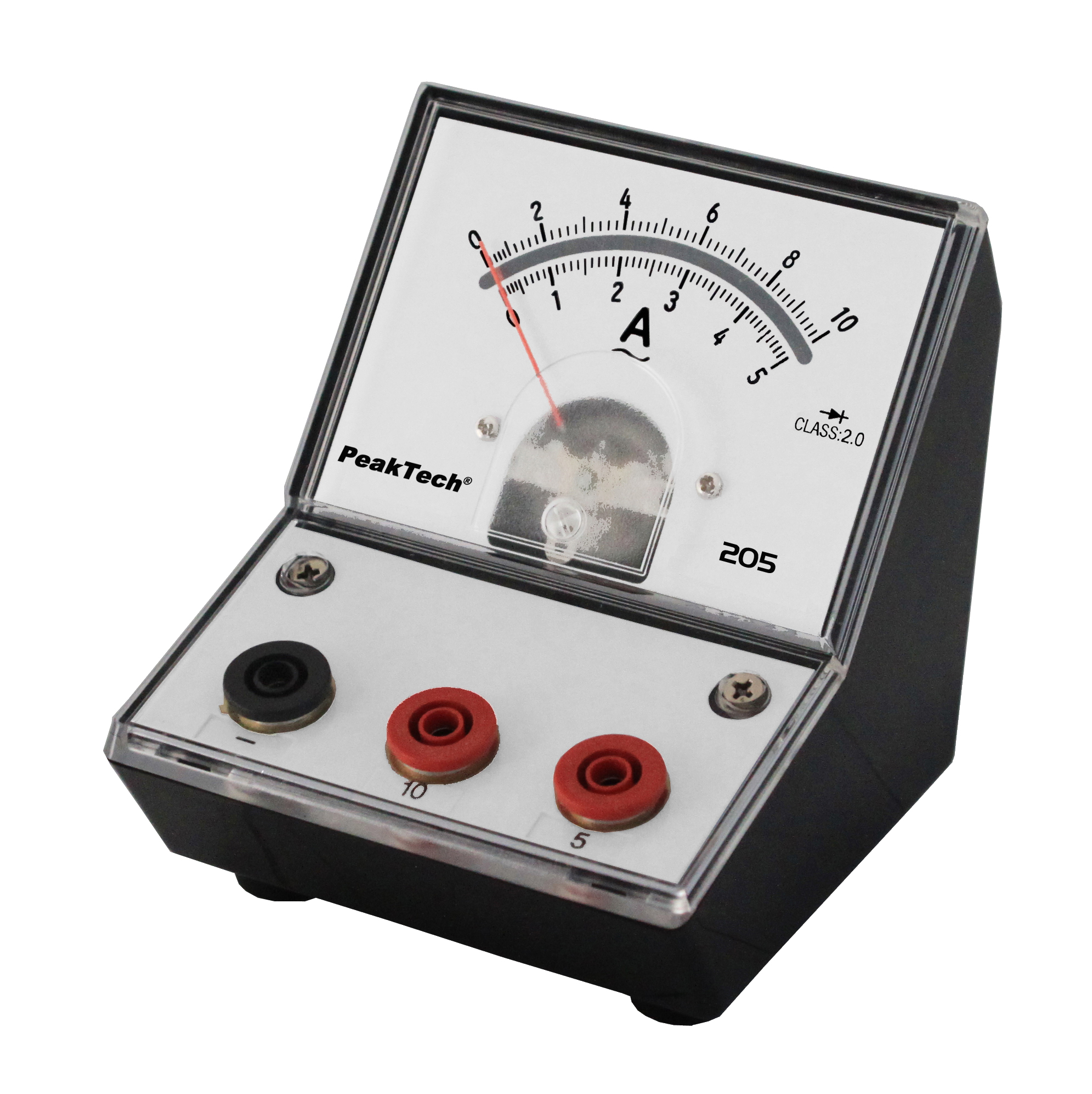 «PeakTech® P 205-10» Analog amperemeter - 0 ... 5A/10A AC