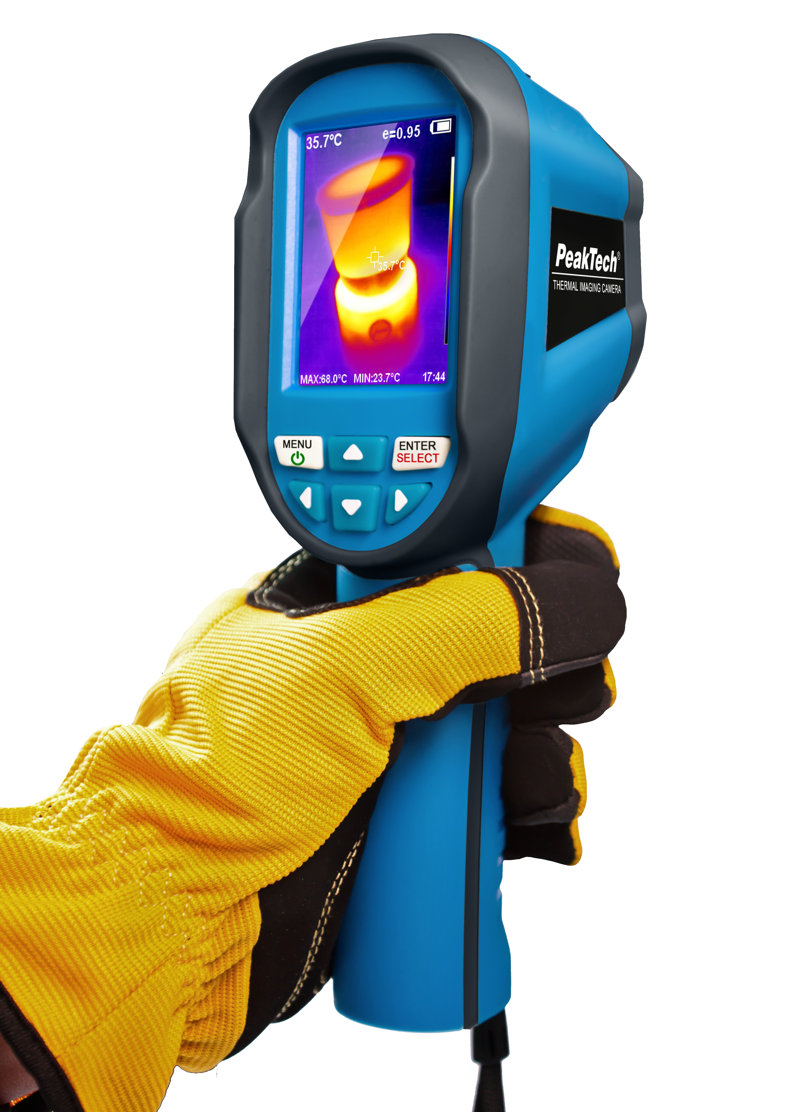 «PeakTech® P 5610 B» Thermal Imaging Camera 220x160px. -20°C ... +400°C