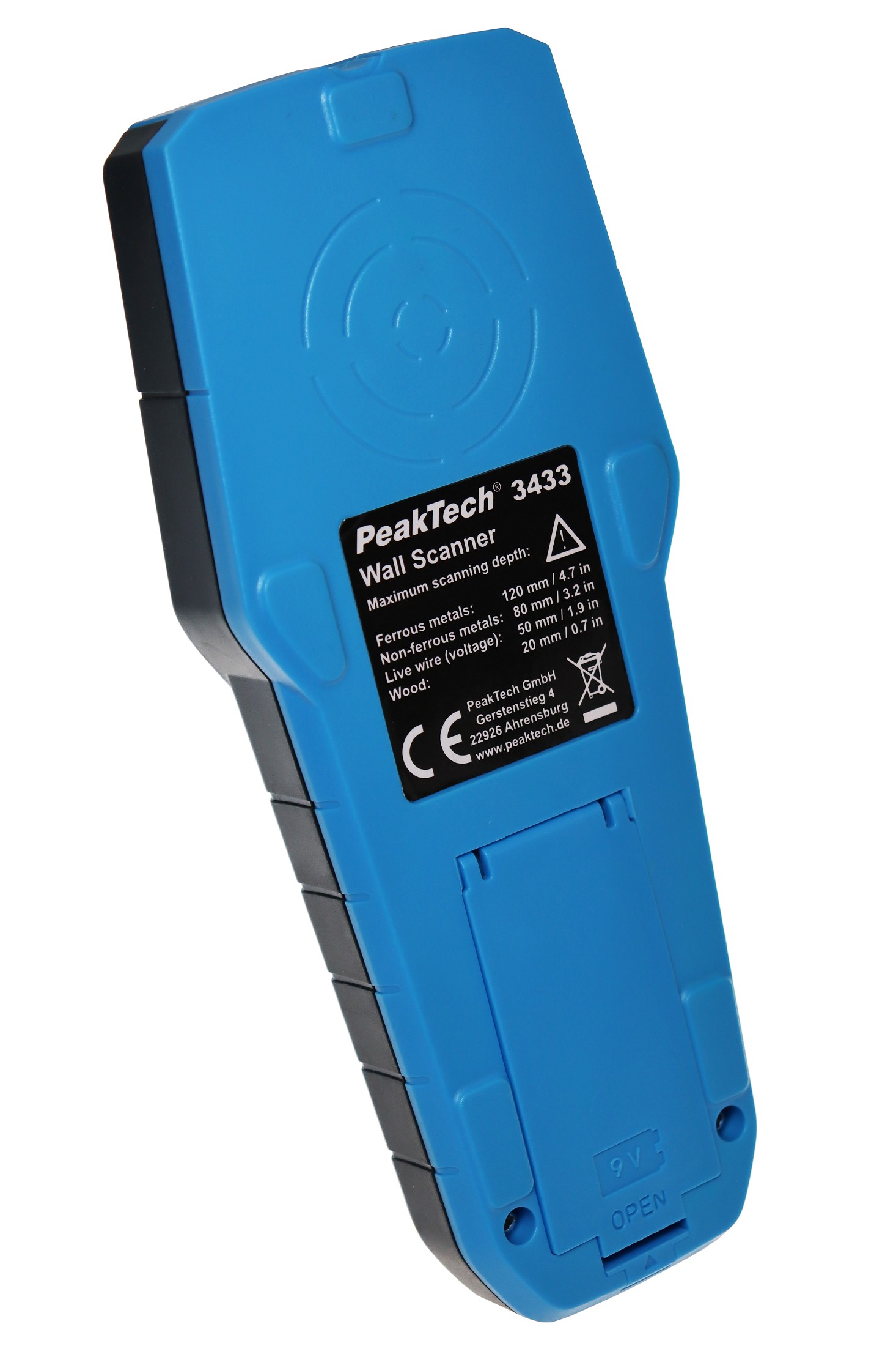 «PeakTech® P 3433» Escáner de pared digital