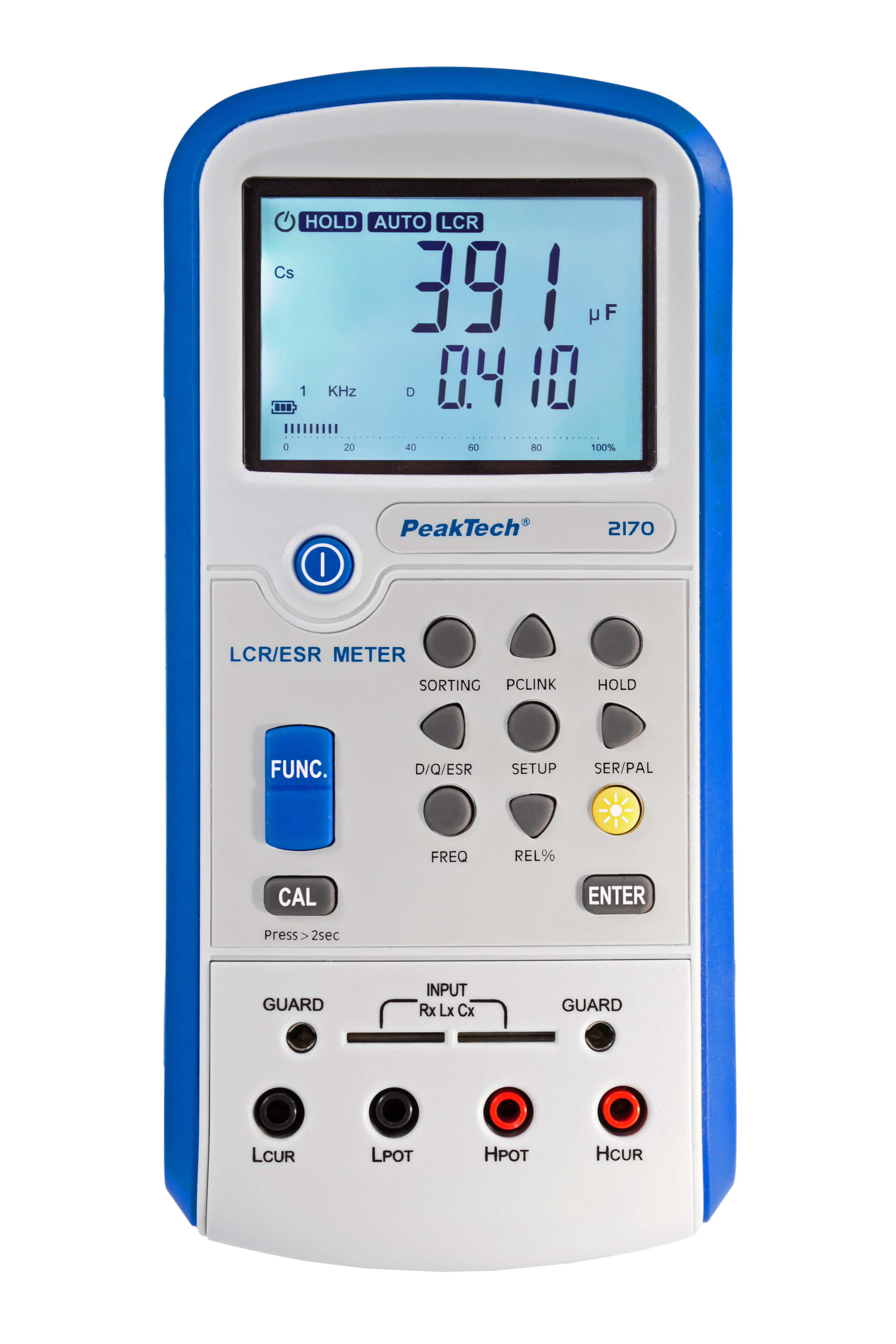 «PeakTech® P 2170» LCR-/ESR-Meter, 100 Hz - 100 kHz, with USB