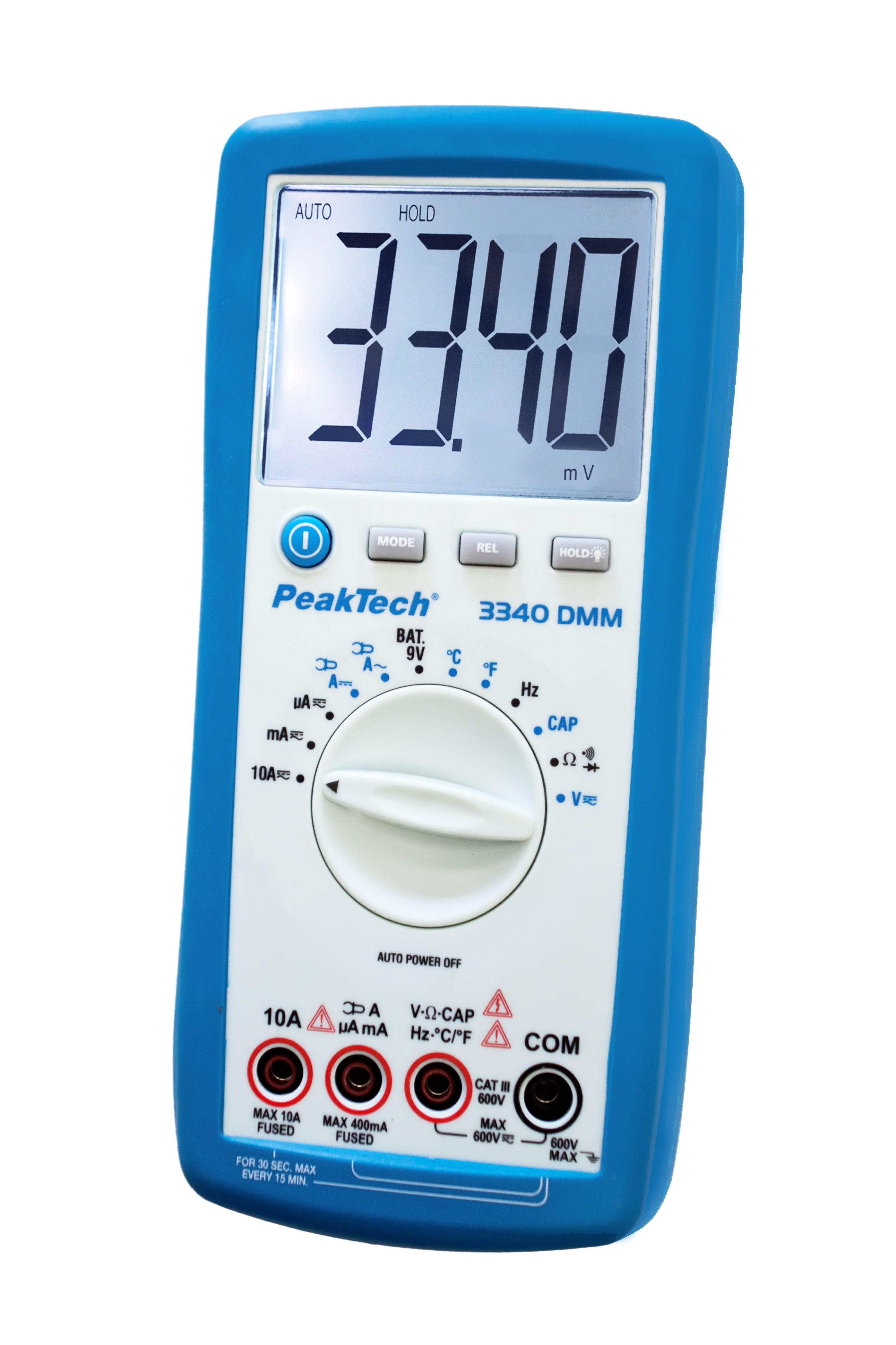 «PeakTech® P 3340» Digitalmultimeter, 4.000 Counts, 600V AC/DC