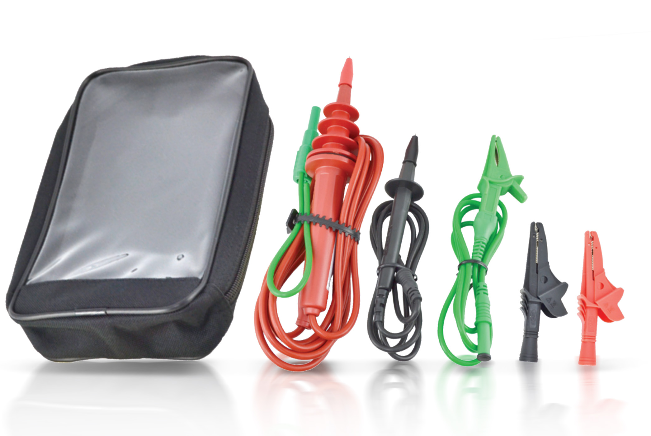 «PeakTech® P 2680/85 KS» Test lead set with HV probe and two leads (black / green) for P 2680/2685