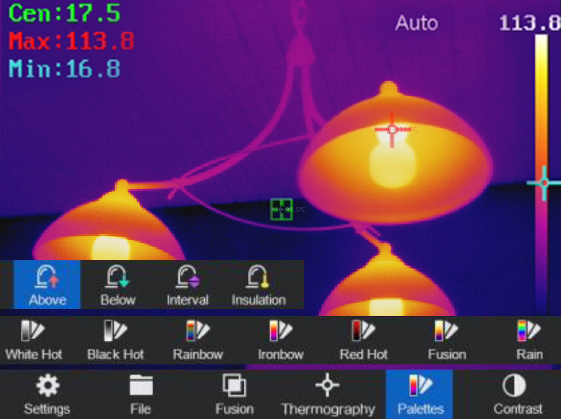 «PeakTech® P 5620» Thermal imaging camera 384x288 px. -20°C … 550°C