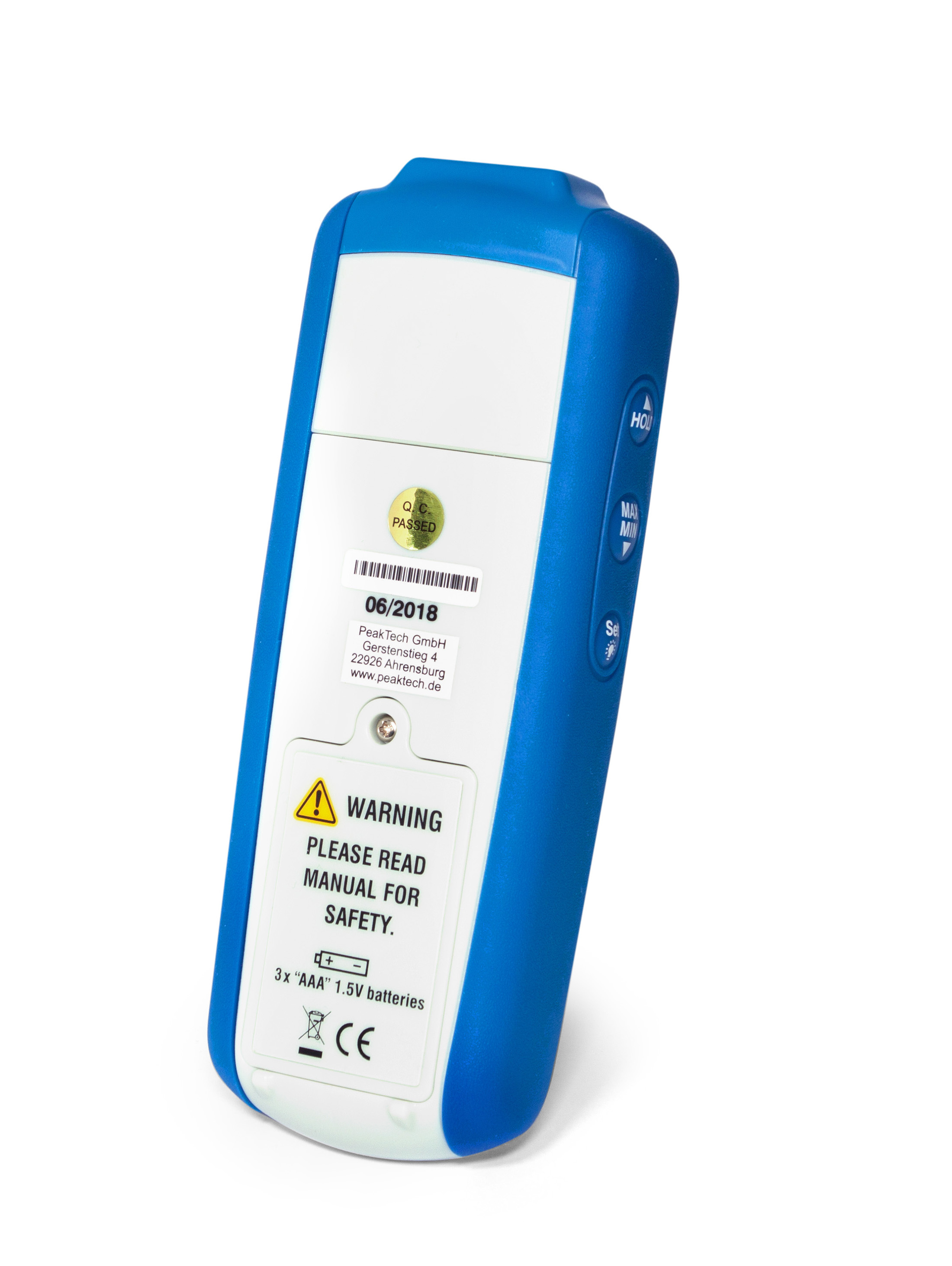 «PeakTech® P 5140» Digital-Thermometer, 2 Kanäle, -200...+1372°C