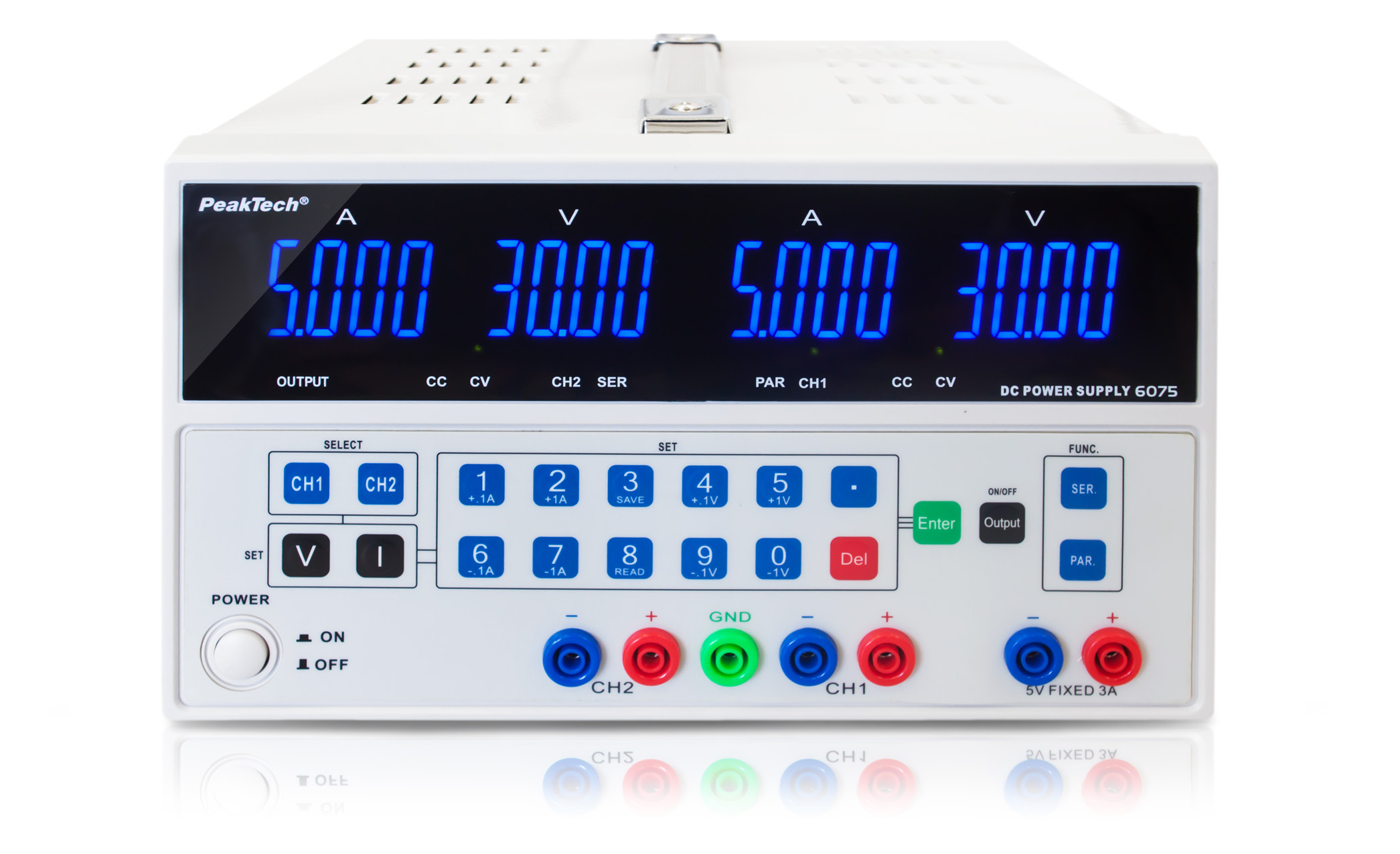 Source d'alimentation de laboratoire stabilisée PKT-6145