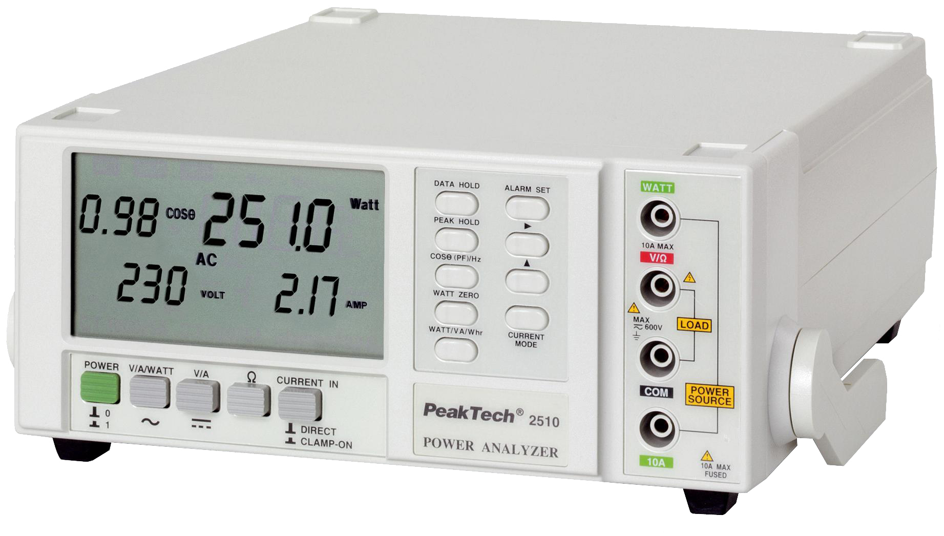 «PeakTech® P 2510» Energy Meter with 0,1 W resolution