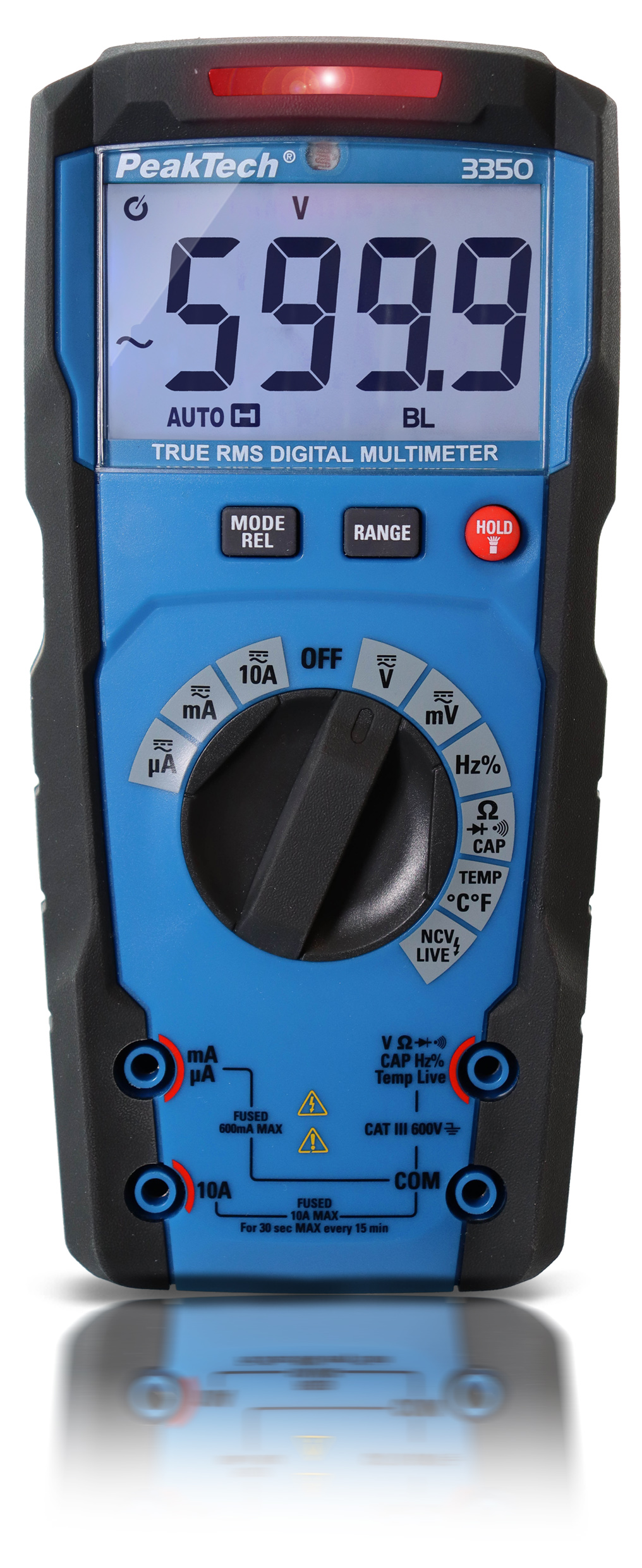 «PeakTech® P 3350» TrueRMS Digitalmultimeter 6.000 Counts, Auto Range