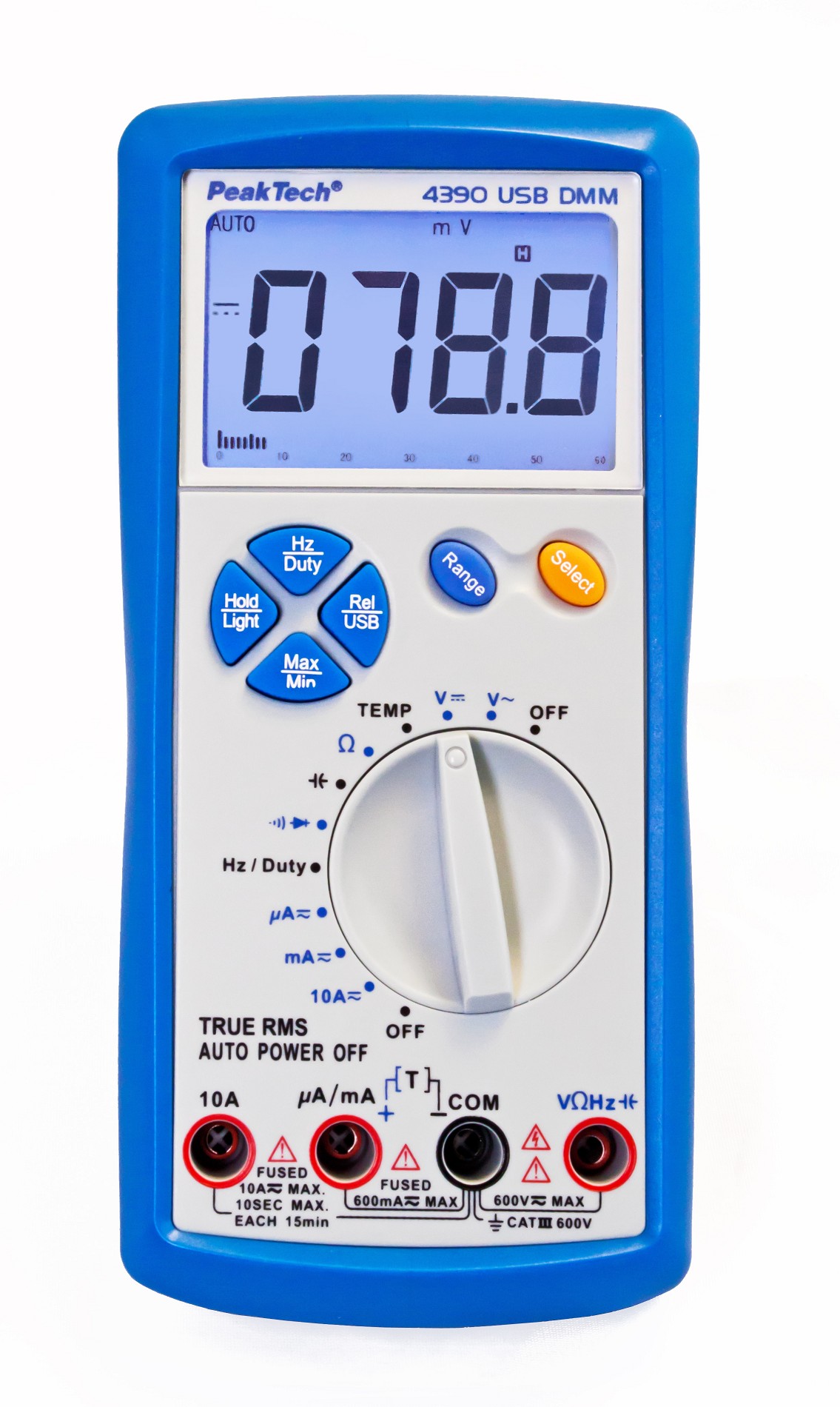 «PeakTech® P 4390» Digital Multimeter, 6.000 Counts, TrueRMS